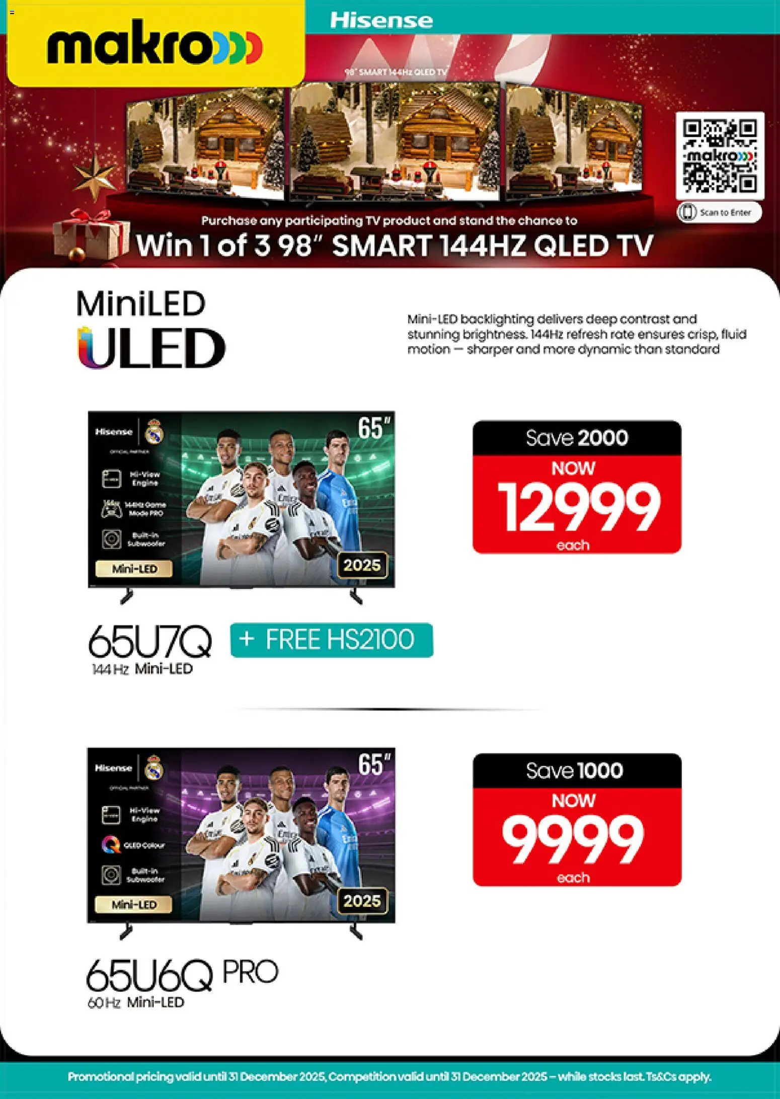 New Makro catalogue – valid from 17.12.2025 | Page: 4 | Products: TV