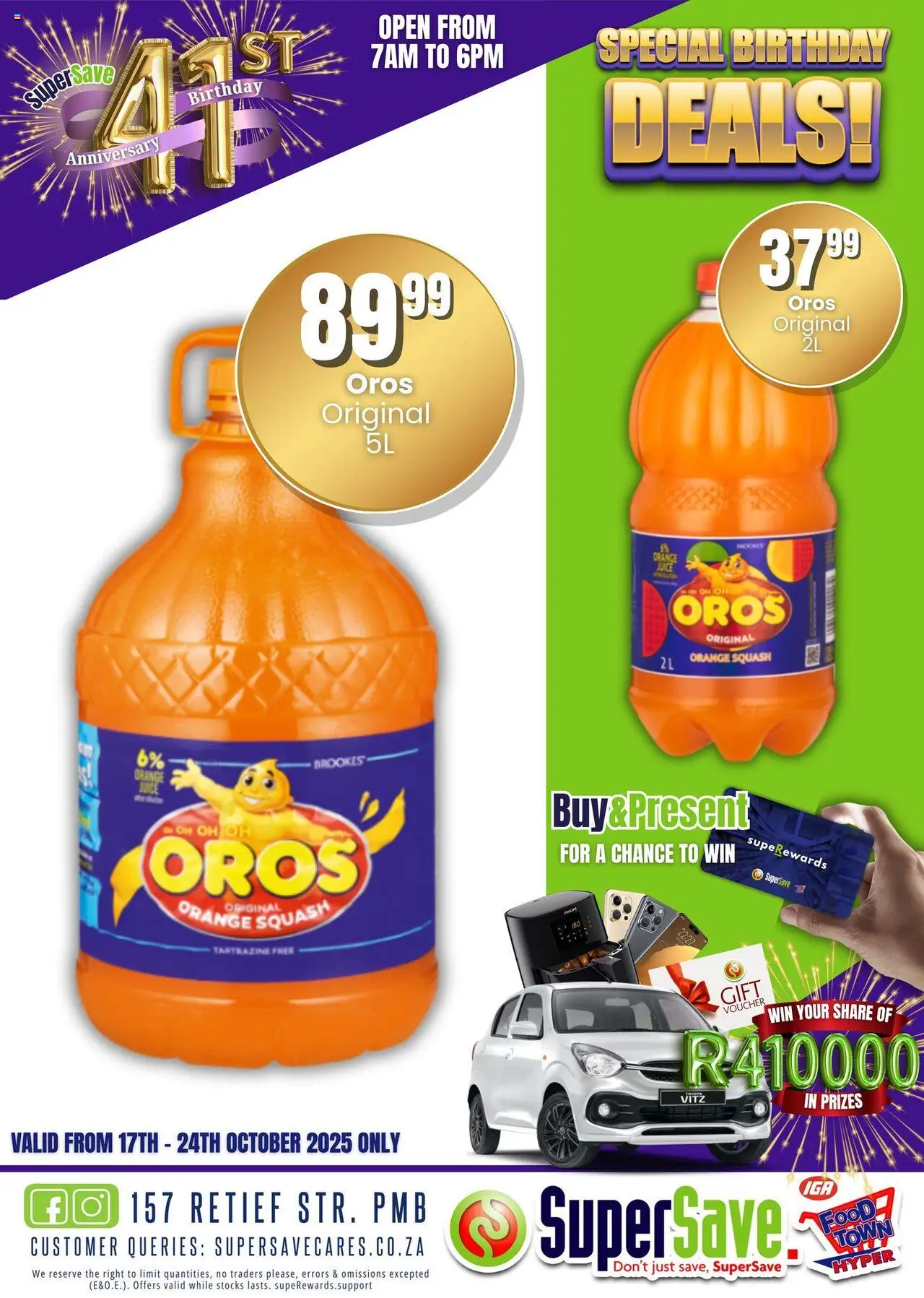 New Super Save catalogue – valid from 17.10.2025 | Page: 48 | Products: Squash