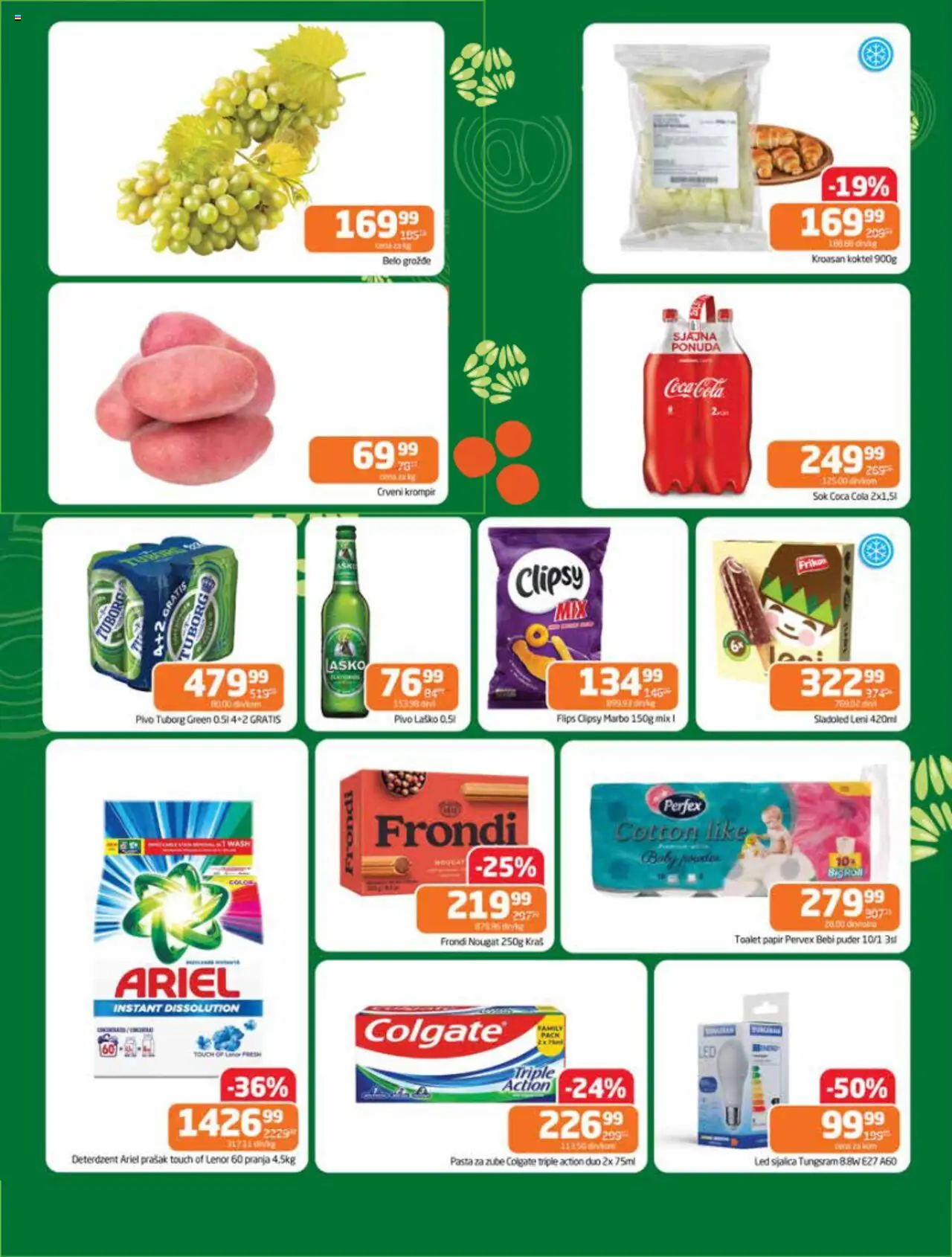 Gomex katalog - važi od 17.09.2025 | Strana: 2 | Proizvode: Toalet papir, Sladoled, LED sijalica, Pivo