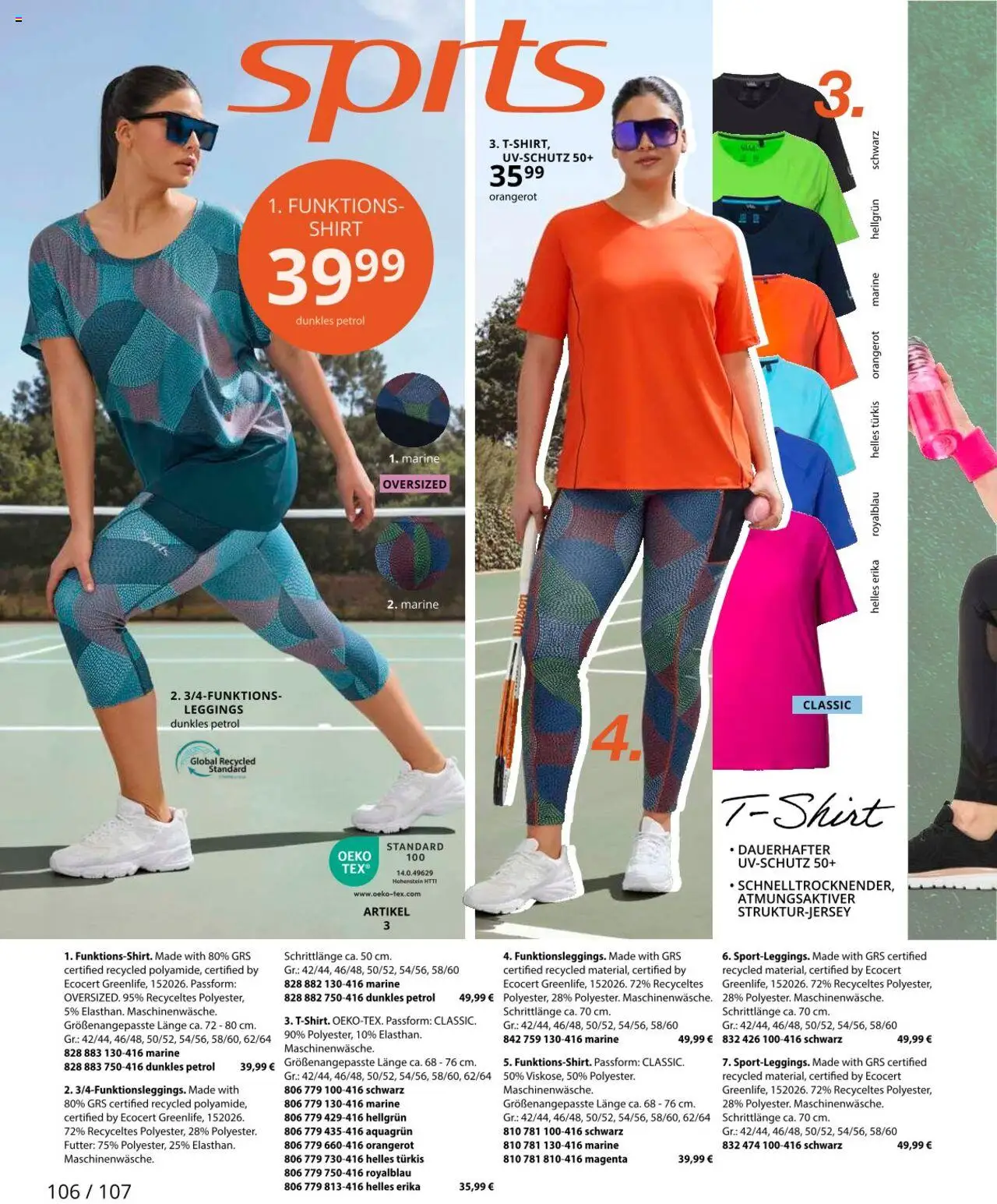 Ulla Popken Prospekt 	 - gültig ab dem 01.08.2025 | Seite: 106 | Produkte: Shirt, Leggings