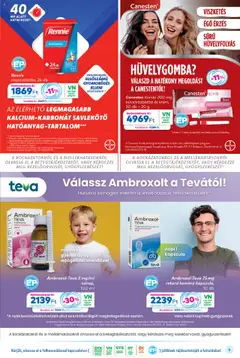 Gyöngy Patikák akciós ujság - amely érvényes a következő dátumtól: 01.09.2025 | Oldal: 9 | Termékek: Applikátor, Gyógyszerek