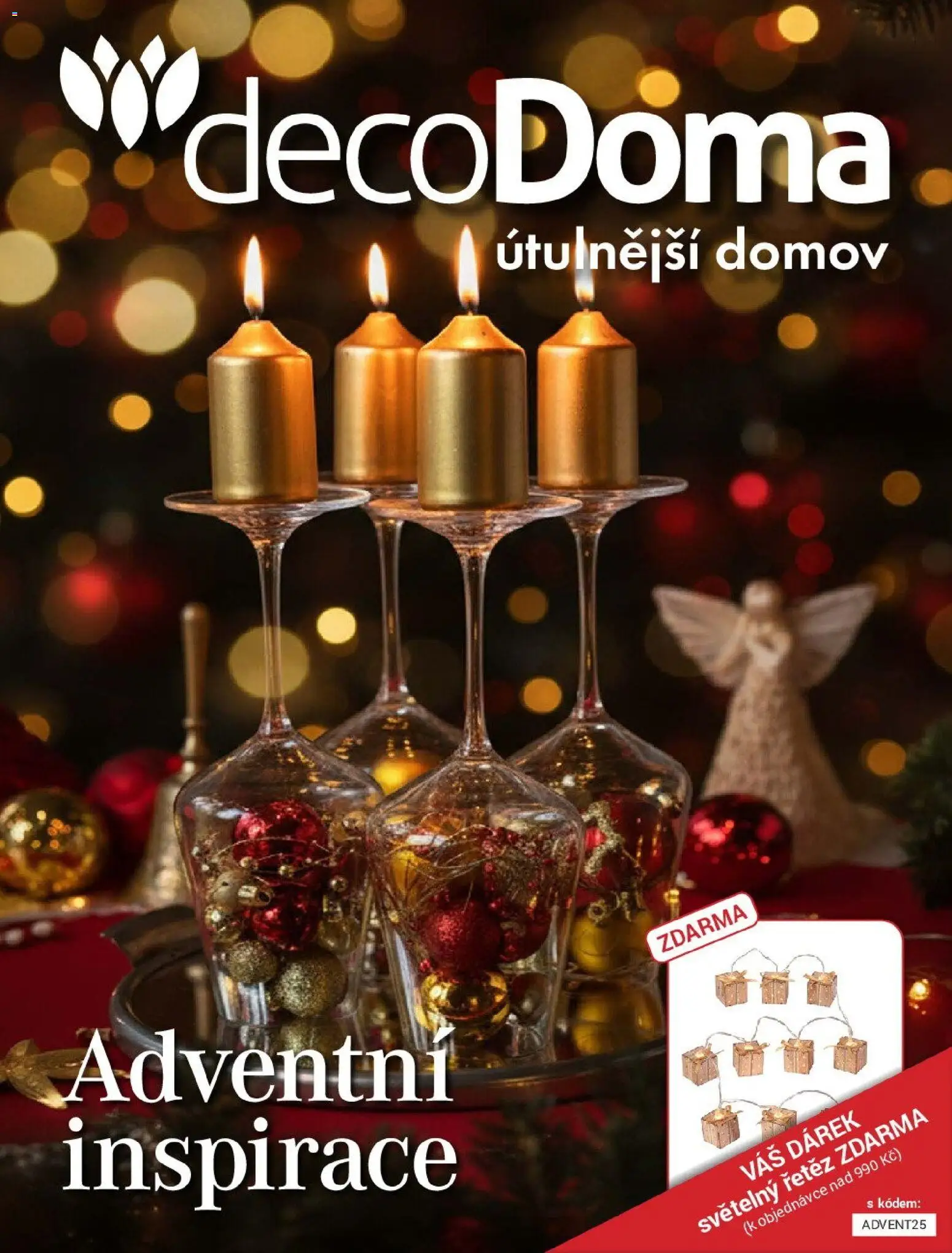 Decodoma katalog Advent 2025 od 24.11.2025 | Strana: 1 | Produkty: Světelný řetěz