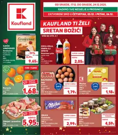 Katalog Kaufland - Pregled kataloga iz trgovine Kaufland, vrijedi od 17.12.2025