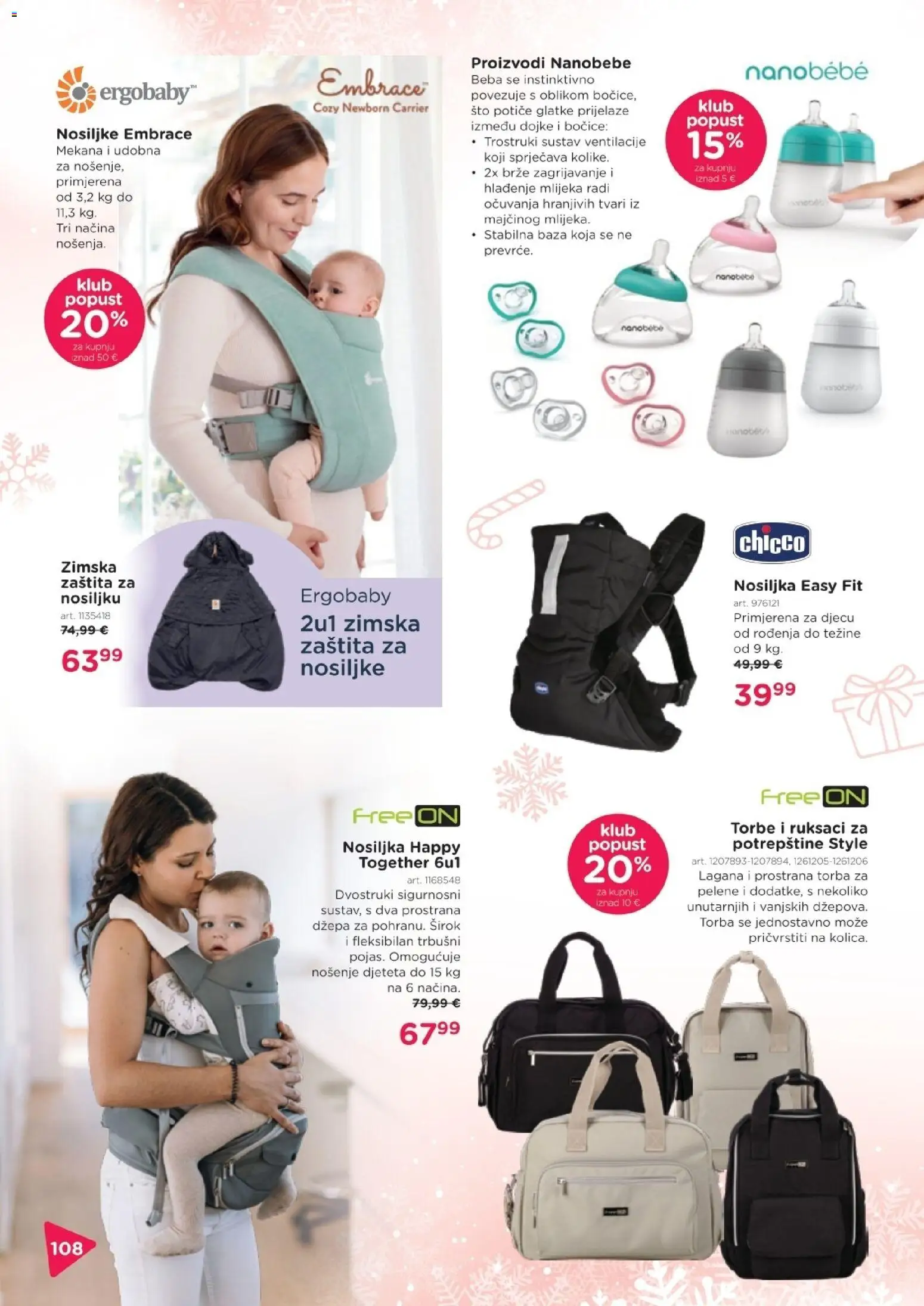 Baby Center katalog | vrijedi od 01.11.2025 | Stranica: 108 | Proizvodi: Pelene, Torba