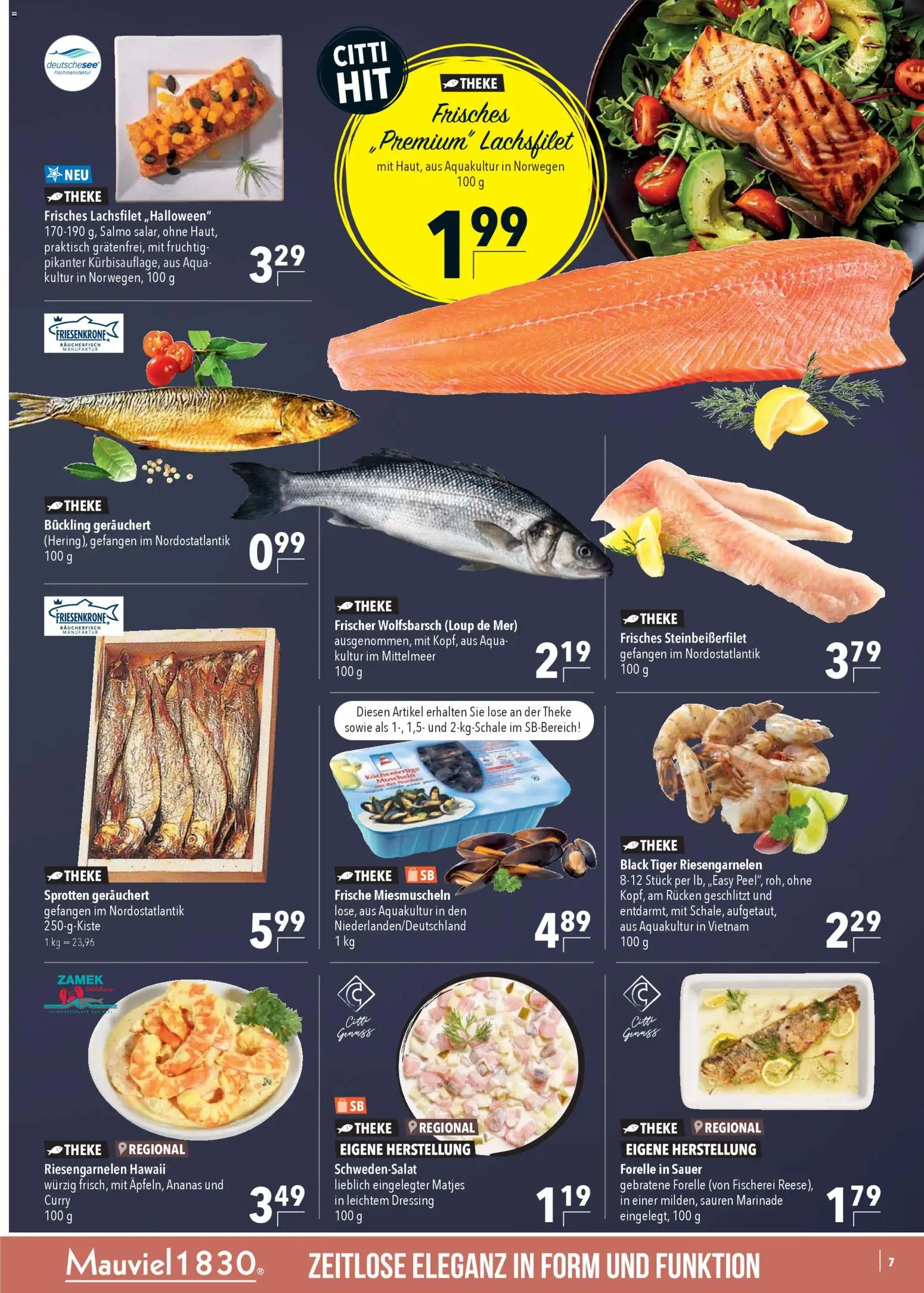 CITTI Markt Prospekt 	 – gültig ab 29.10.2025 | Seite: 7 | Produkte: Theke, Dressing, Ananas