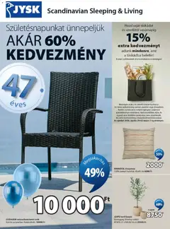 JYSK akciós újság - amely érvényes a következő dátumtól: 29.04.2026