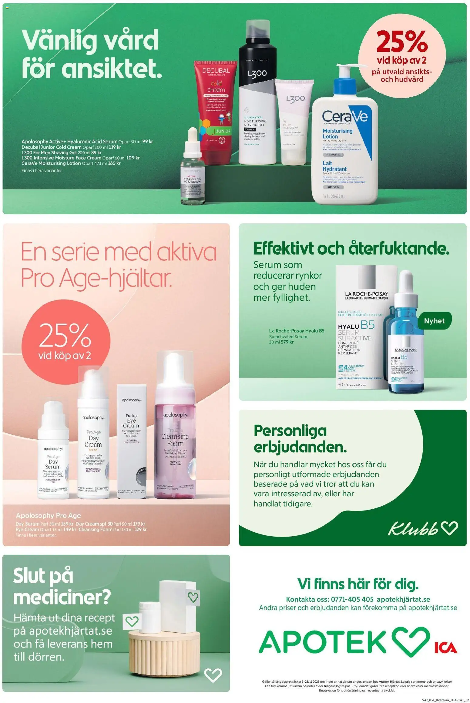 ICA Kvantum reklamblad aktuell från 17.11.2025 | Sida: 6 | Produkter: Galler, Serum