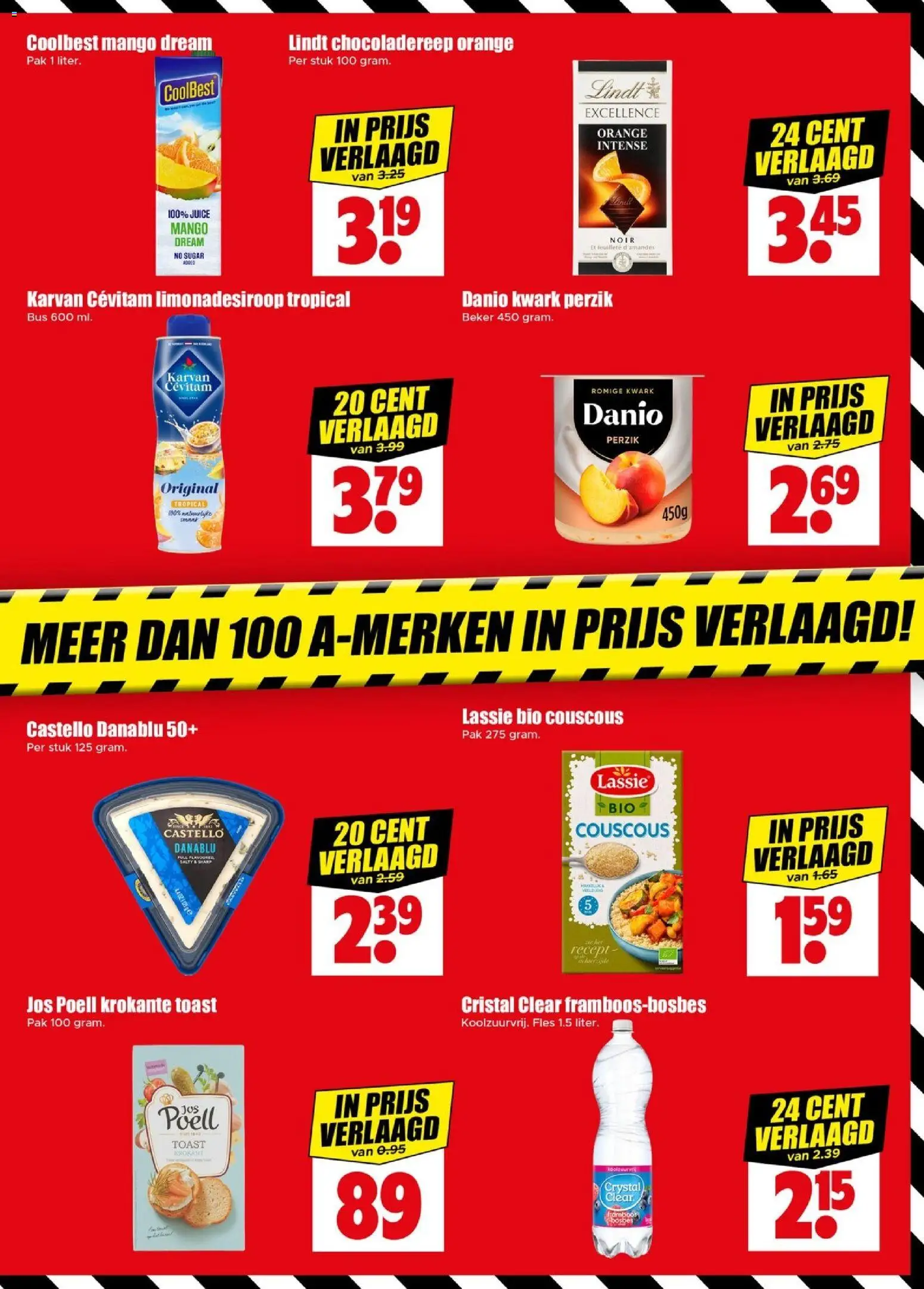 {H1} | Pagina: 3 | Producten: Beker, Kwark, Chocoladereep, Gyömbér shot