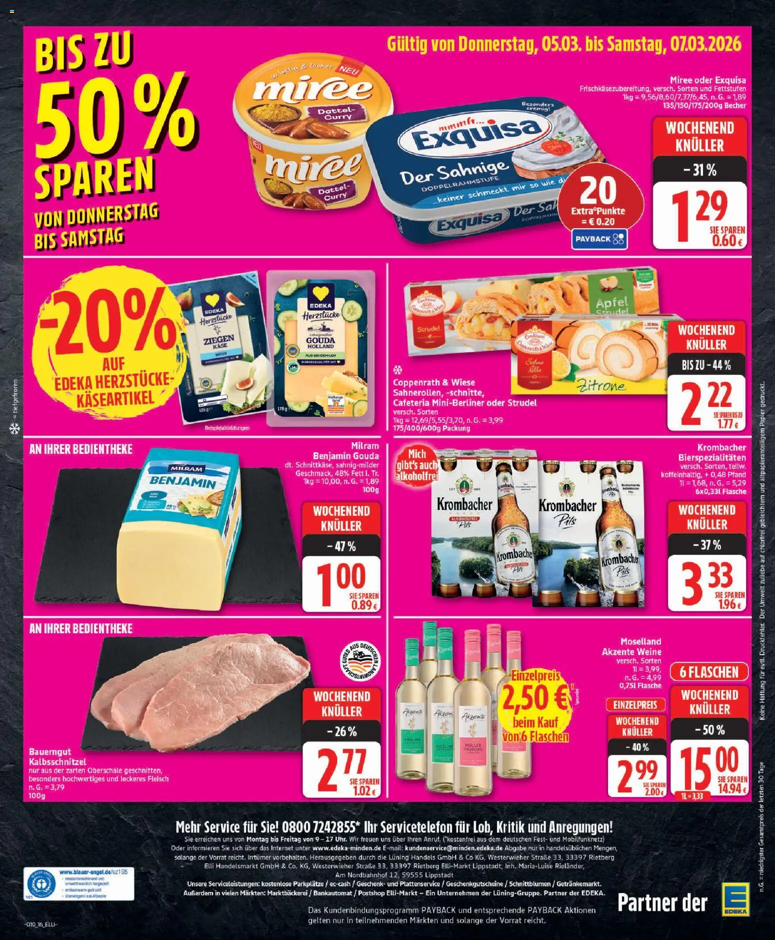 Elli Markt - Broschüre – gültig ab 02.03.2026 | Seite: 16 | Produkte: Gouda, Zitrone, Dattel, Fleisch