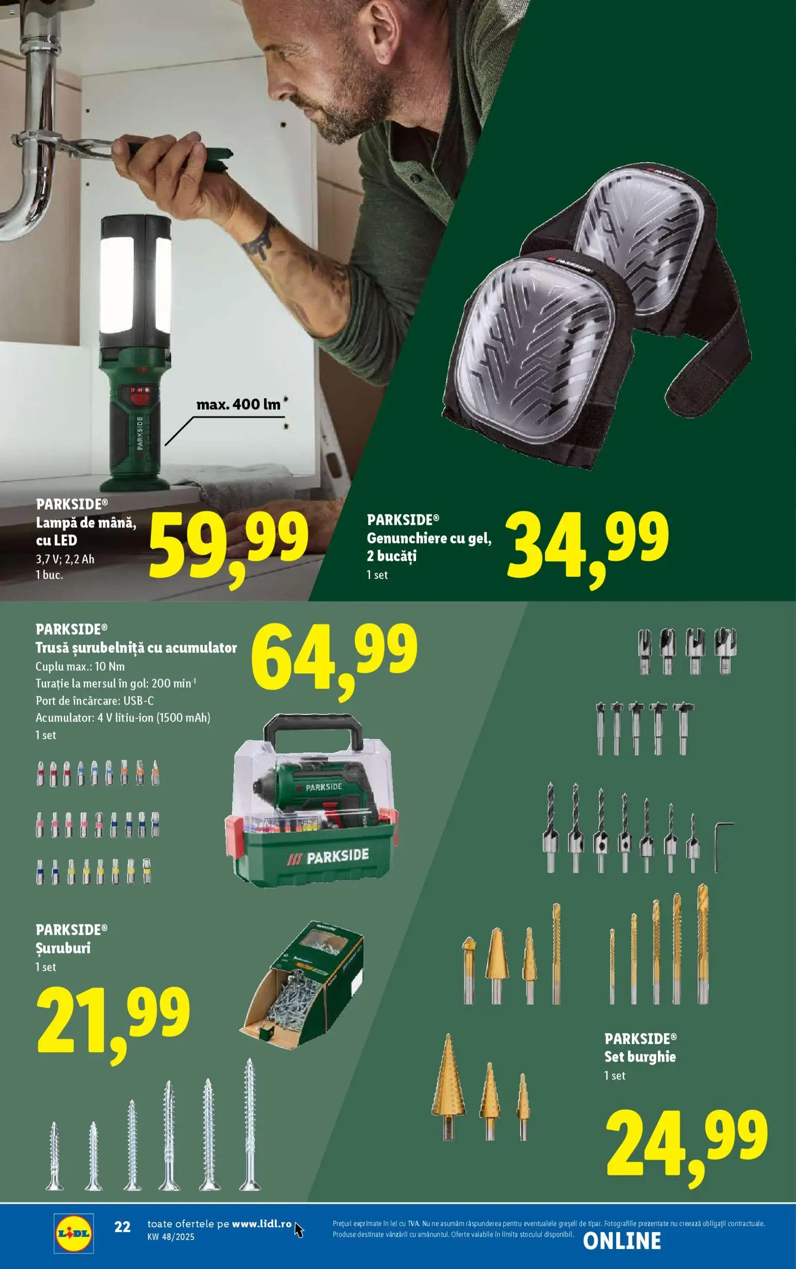 Noul catalog Lidl – valabil de la 24.11.2025 | Pagină: 22 | Produse: Babak, Lampă