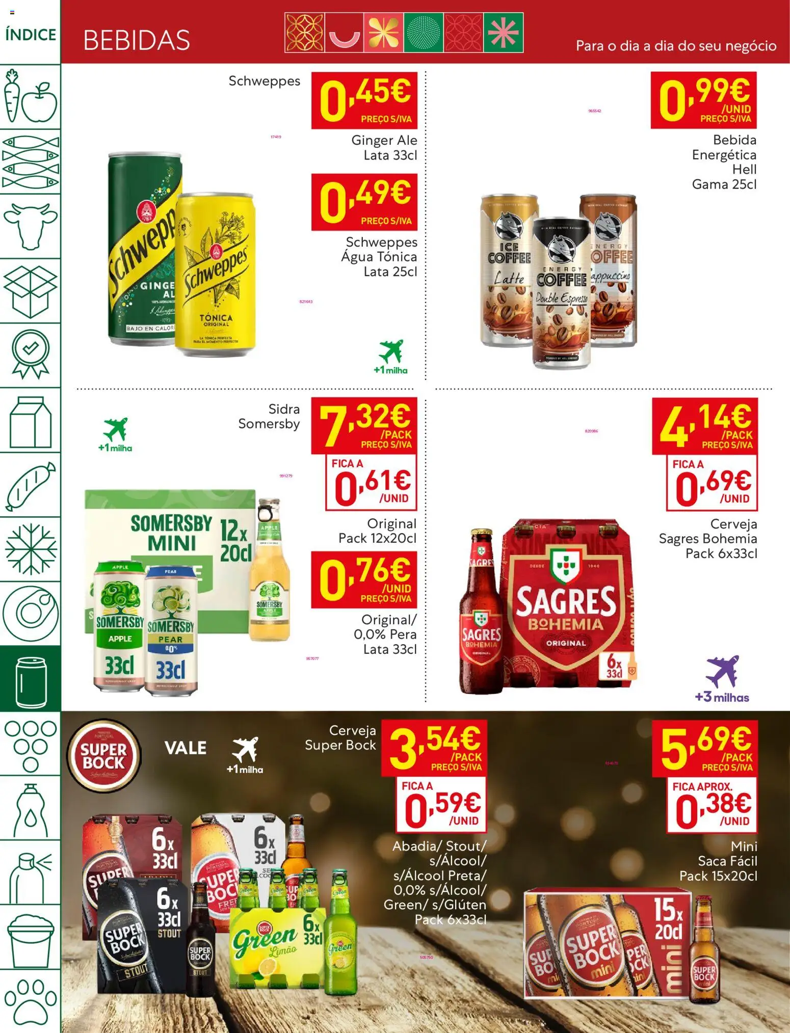 Recheio folheto │ válido de 25.12.2025 | Página: 28 | Produtos: Agua, Cerveja, Somersby, Bebida