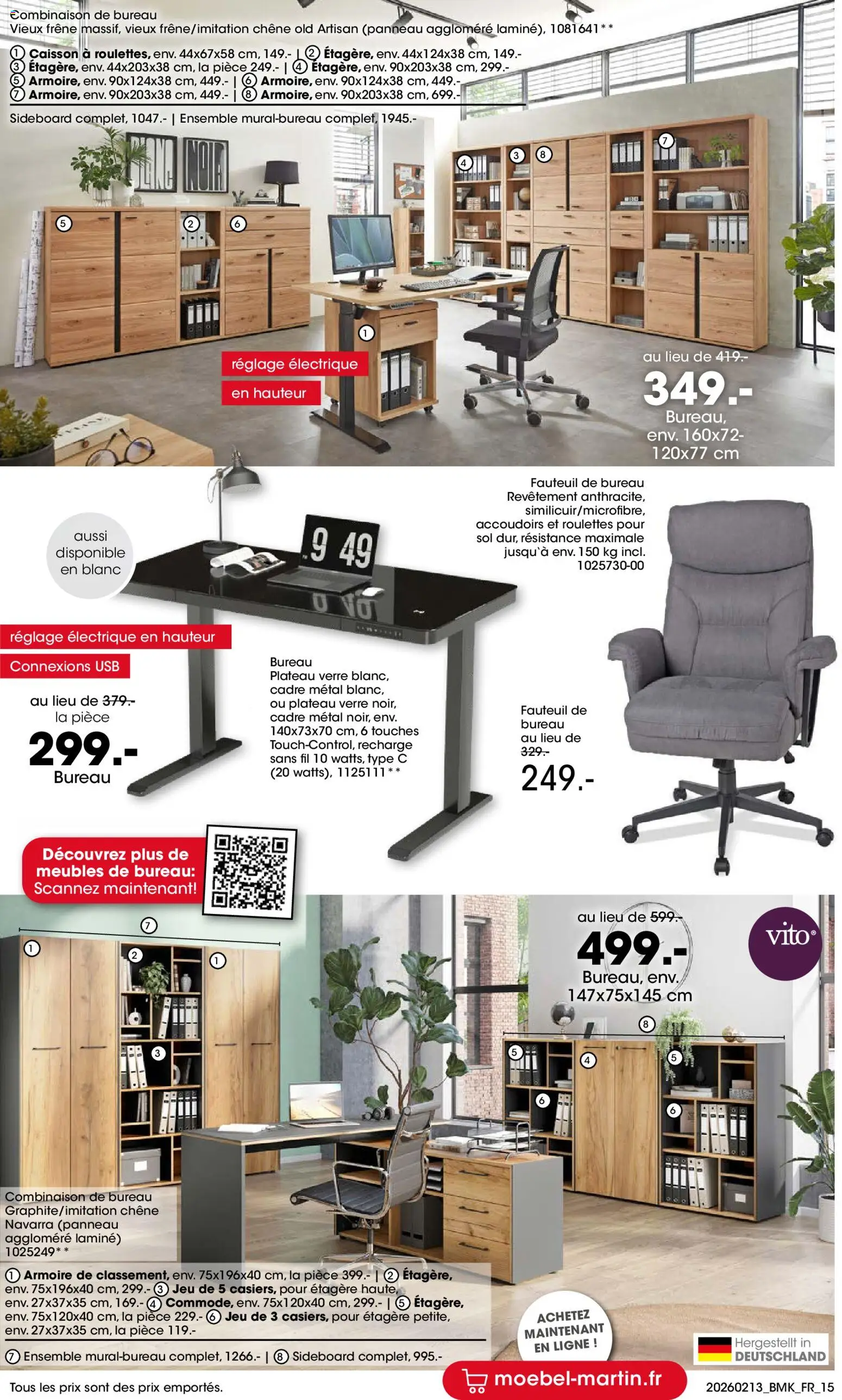 {H1} | Page: 15 | Produits: USB, Armoire, Fauteuil, Étagère