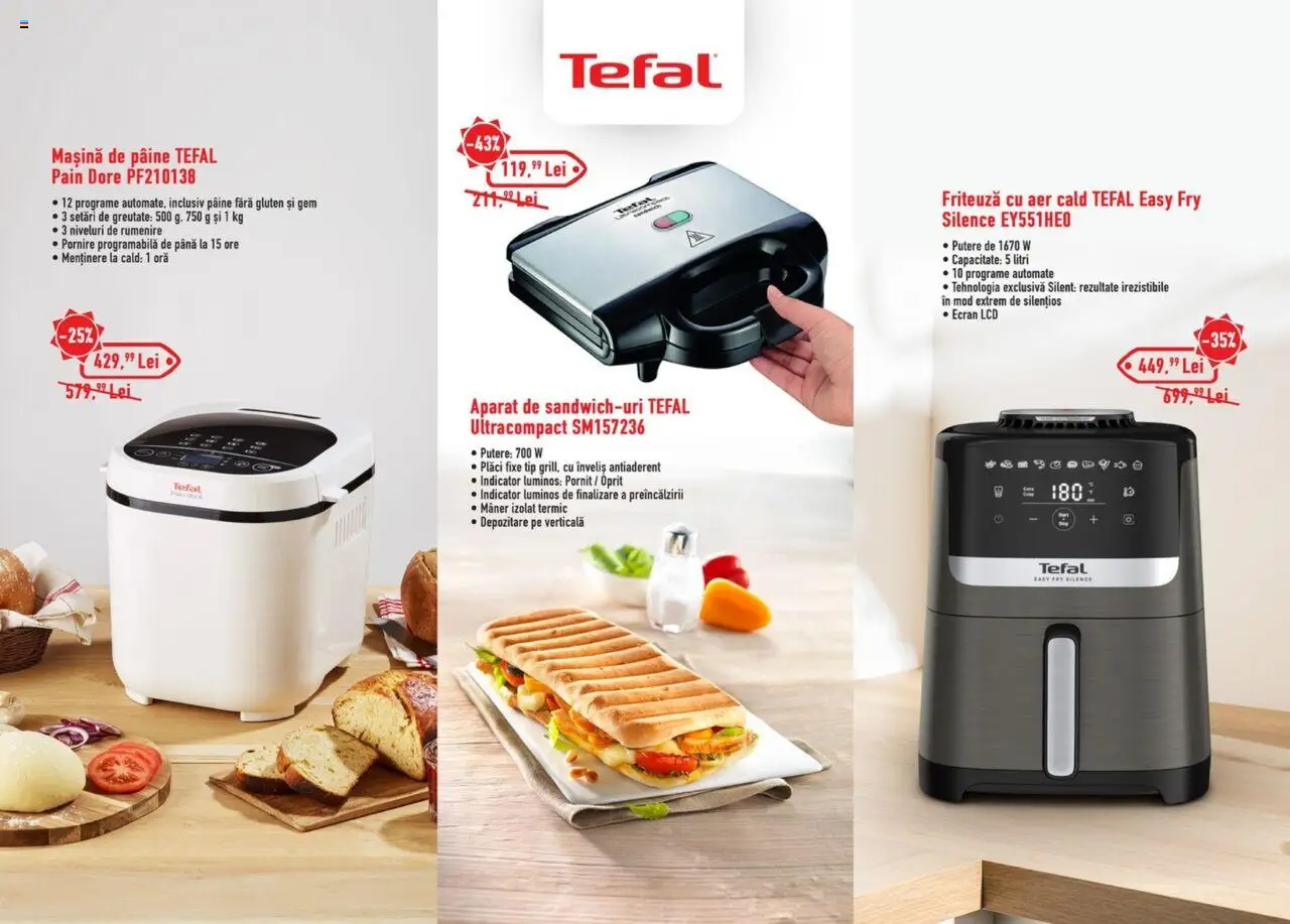 Carrefour catalog - Inovaţie și performanţă pentru casa ta – valabil de la 15.08.2025 | Pagină: 5 | Produse: Friteuză, Mâner, Gem, Pâine