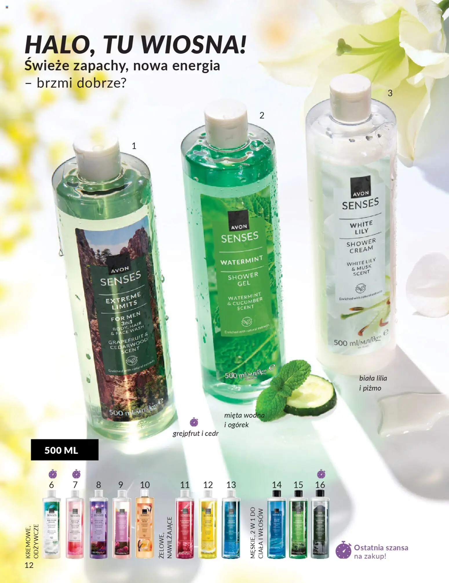 Avon Katalog 4 2026 od 01.04.2026 | Strona: 12 | Produkty: Mięta, Grejpfrut