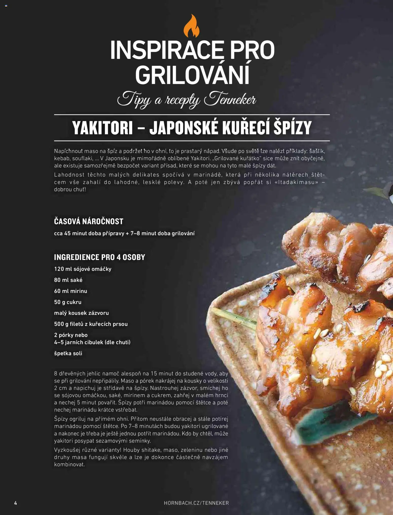 HORNBACH leták - Magazín o grilování od 01.01.2026 | Strana: 4 | Produkty: Špíz, Grilování, Maso