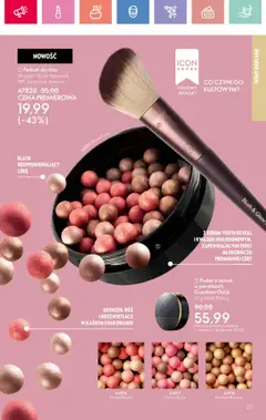 Oriflame Katalog 11 2025 od 27.07.2025 | Strona: 23 | Produkty: Pędzel, Puder, Róż, Rozświetlacz