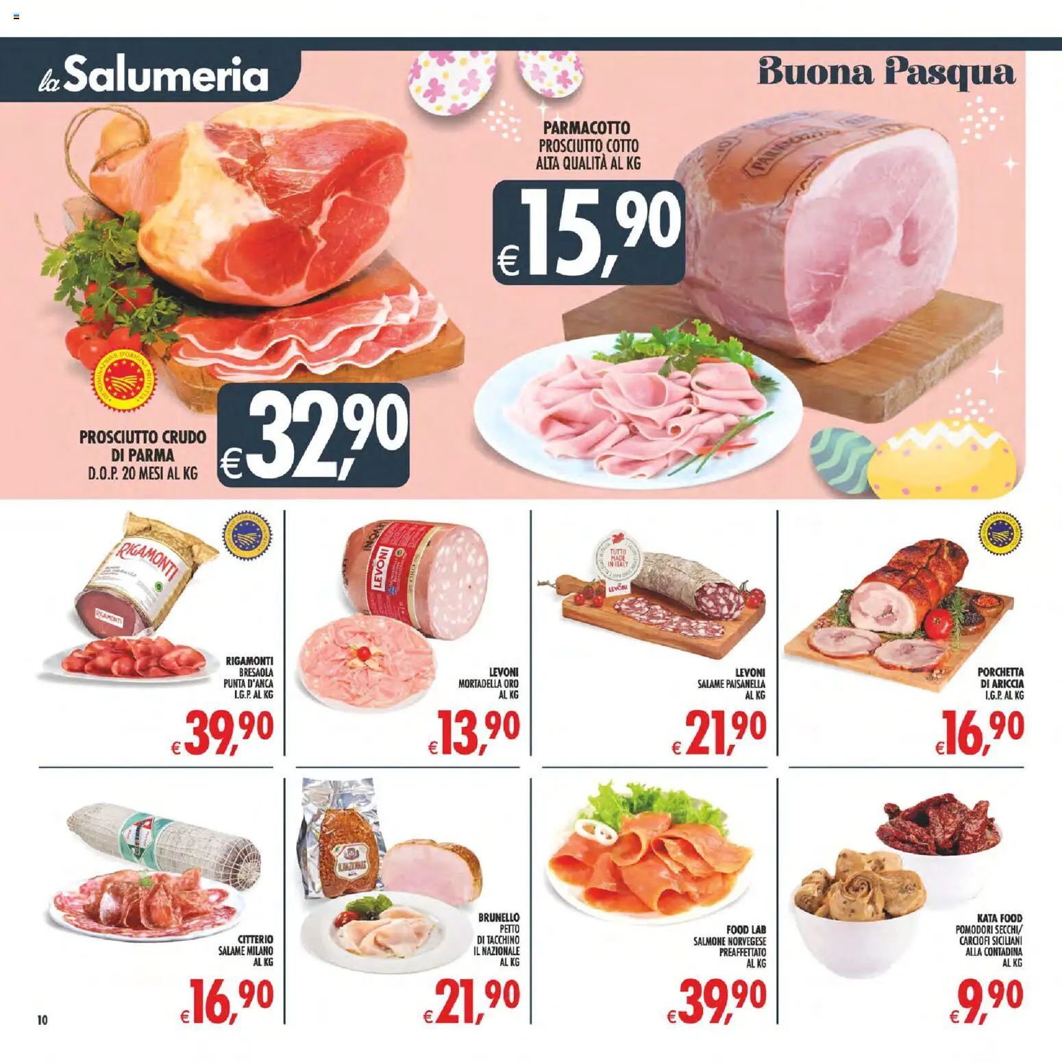 Volantino Decò del 27.03.2026 | Pagina: 11 | Prodotti: Prosciutto Cotto, Bresaola, Tacchino, Carciofi