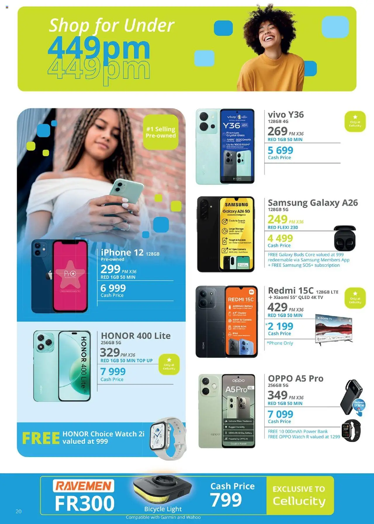 New Cellucity catalogue – valid from 07.10.2025 | Page: 22 | Products: Watch, Camera, Battery, Water