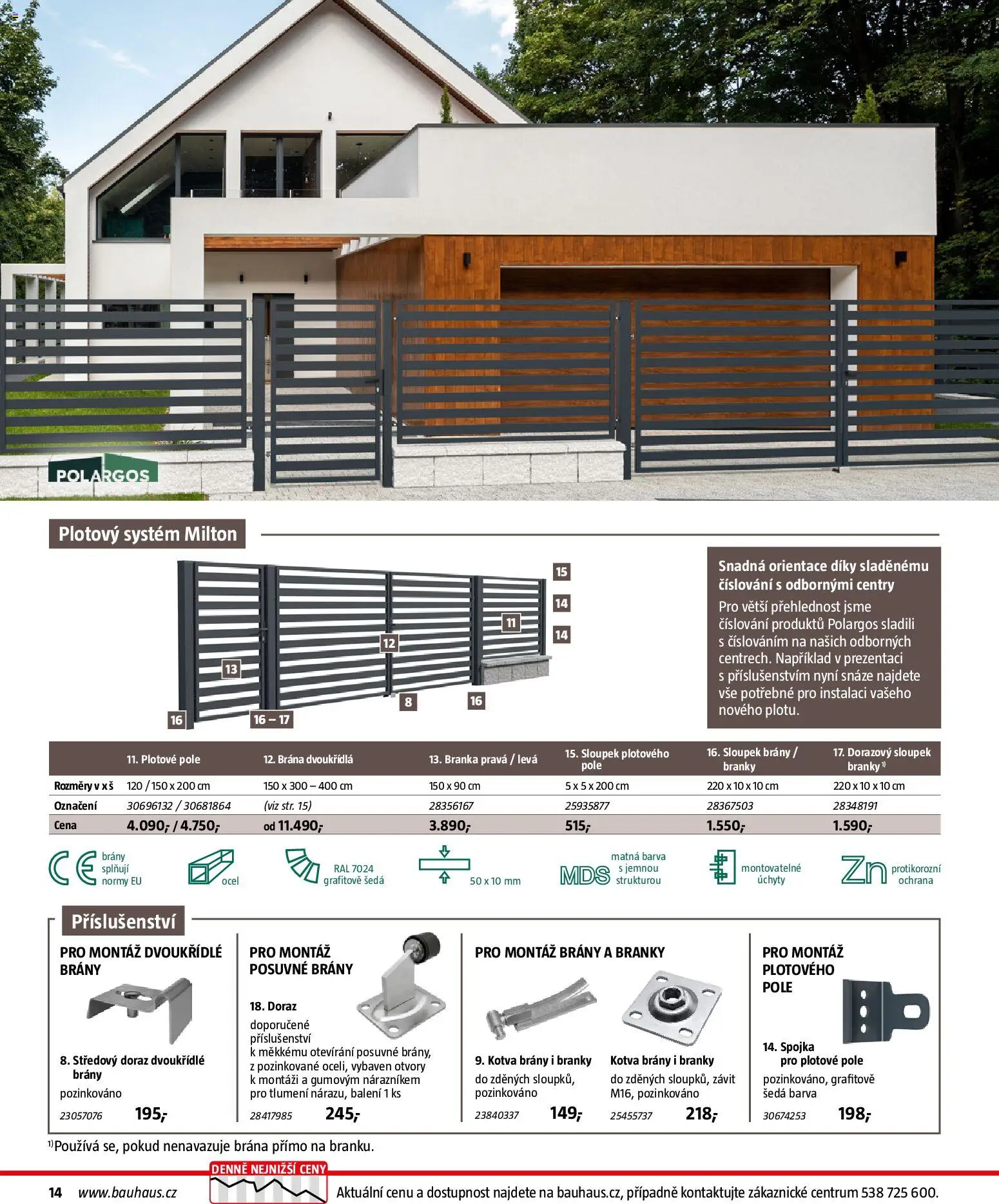 Bauhaus katalog Ploty a zahradní domky od 11.03.2026 | Strana: 14
