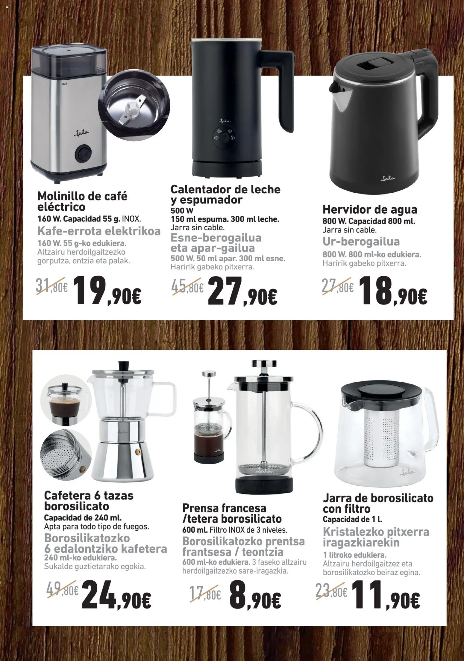 Eroski - Kafearen Txokoa │ válido desde el 06.11.2025 | Página: 2 | Productos: Leche, Café, Cafetera, Prensa