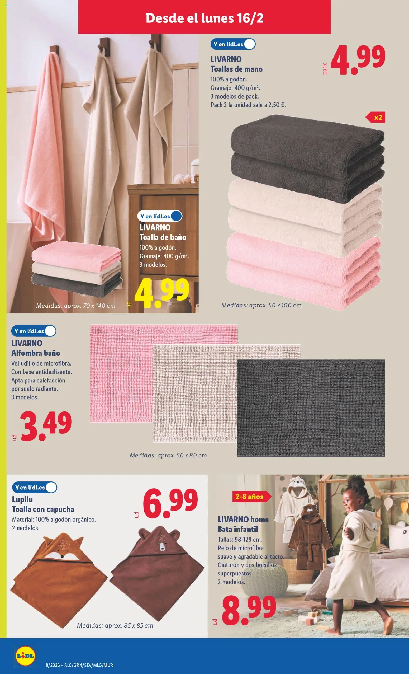 Lidl folleto de bazar │ válido desde el 16.02.2026 | Página: 14