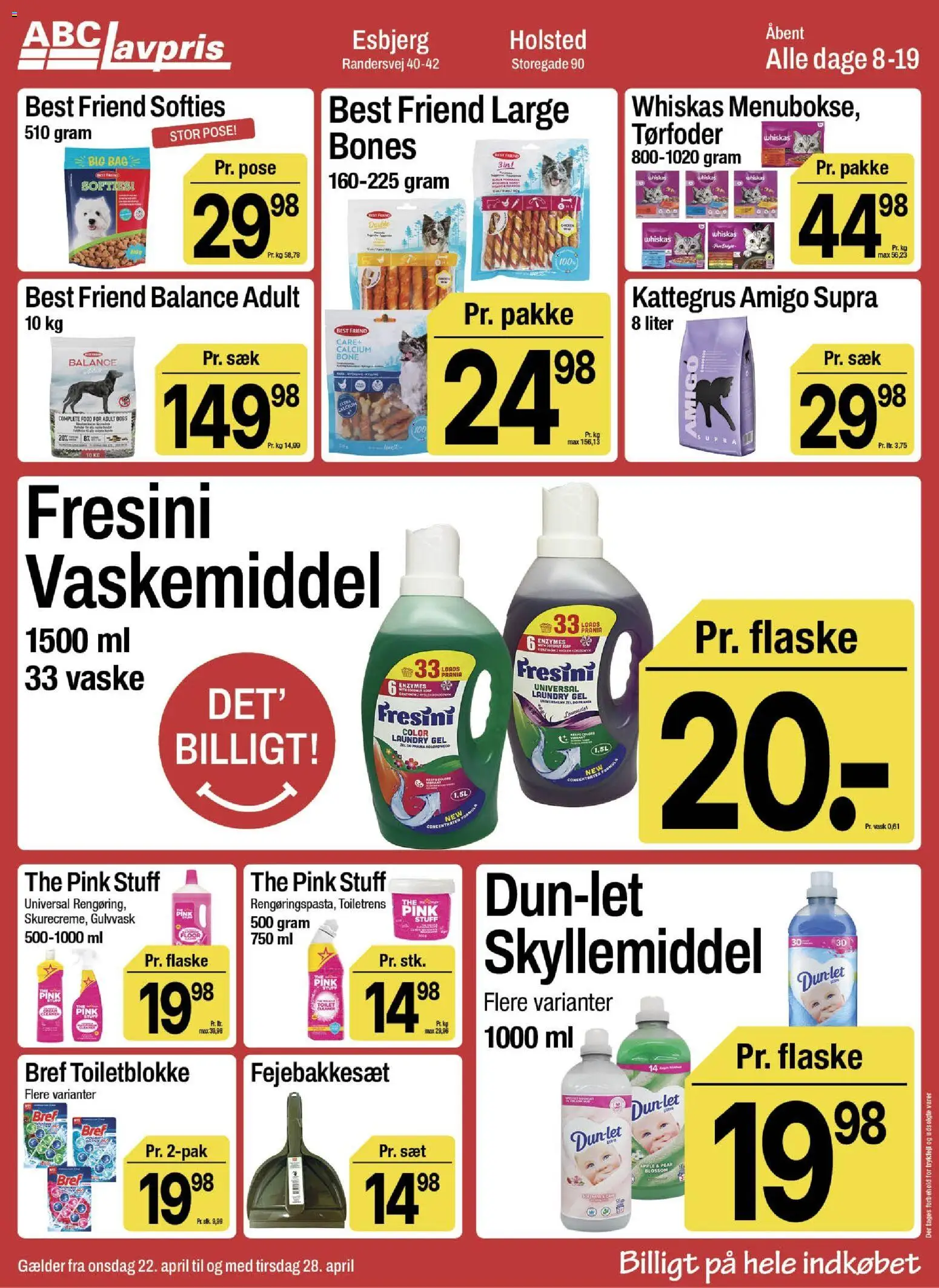 Abc Lavpris tilbudsavis – gyldig fra 22.04.2026 | Side: 10 | Produkter: Skyllemiddel