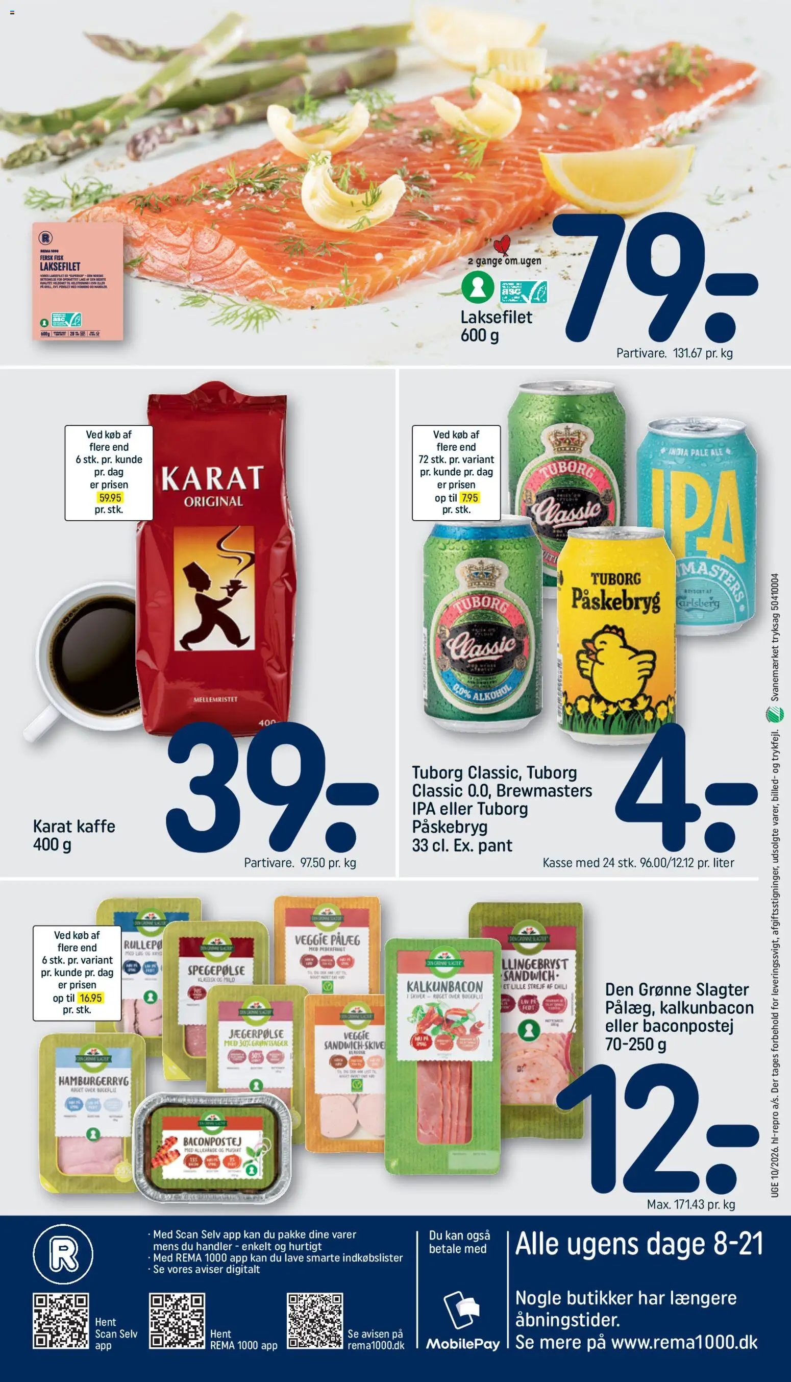 Rema 1000 tilbudsavis – gyldig fra 01.03.2026 | Side: 20 | Produkter: Pålæg, Hamburgerryg, Honning, Ovn