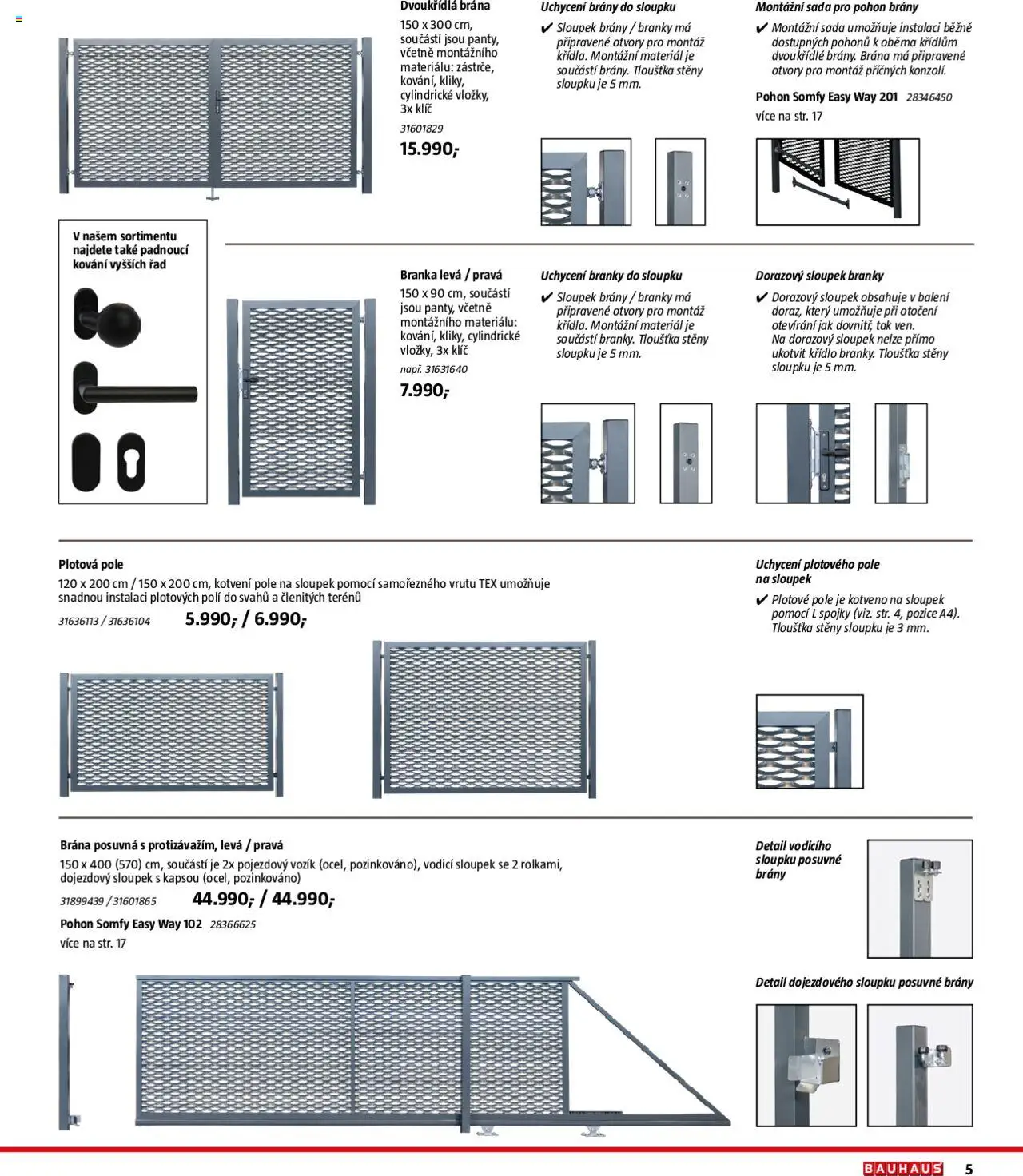 Bauhaus katalog Ploty a zahradní domky od 01.04.2025 | Strana: 5