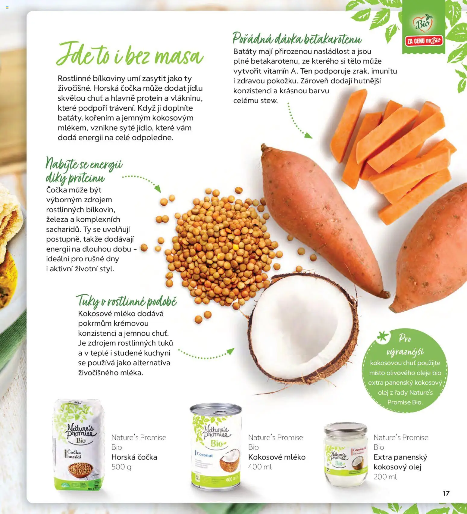 Albert magazín od 01.01.2026 | Strana: 17 | Produkty: Oleje, Čočka, Kokosové mléko, Kokosový olej