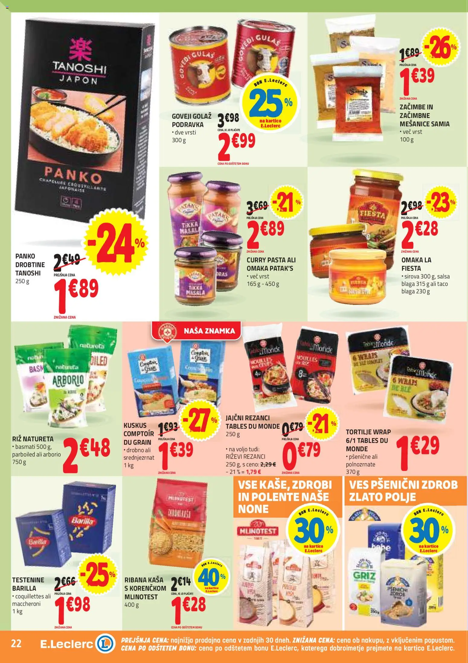 Novi E.leclerc katalog ponudbe – veljaven od 15.04.2026 | Stran: 22