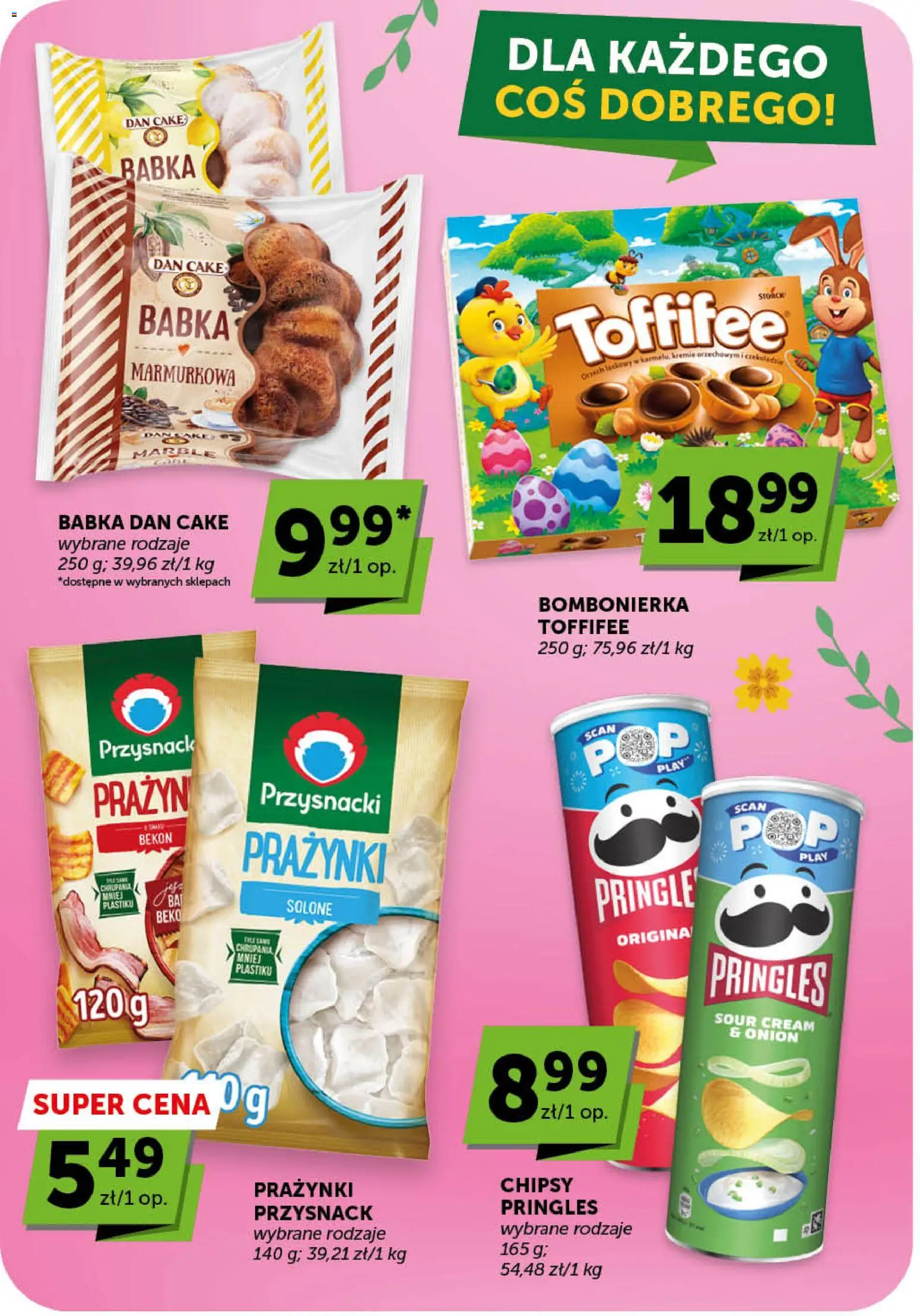 Groszek gazetka - Market od 26.03.2026 | Strona: 20 | Produkty: Bekon, Bombonierka, Toffifee, Pringles