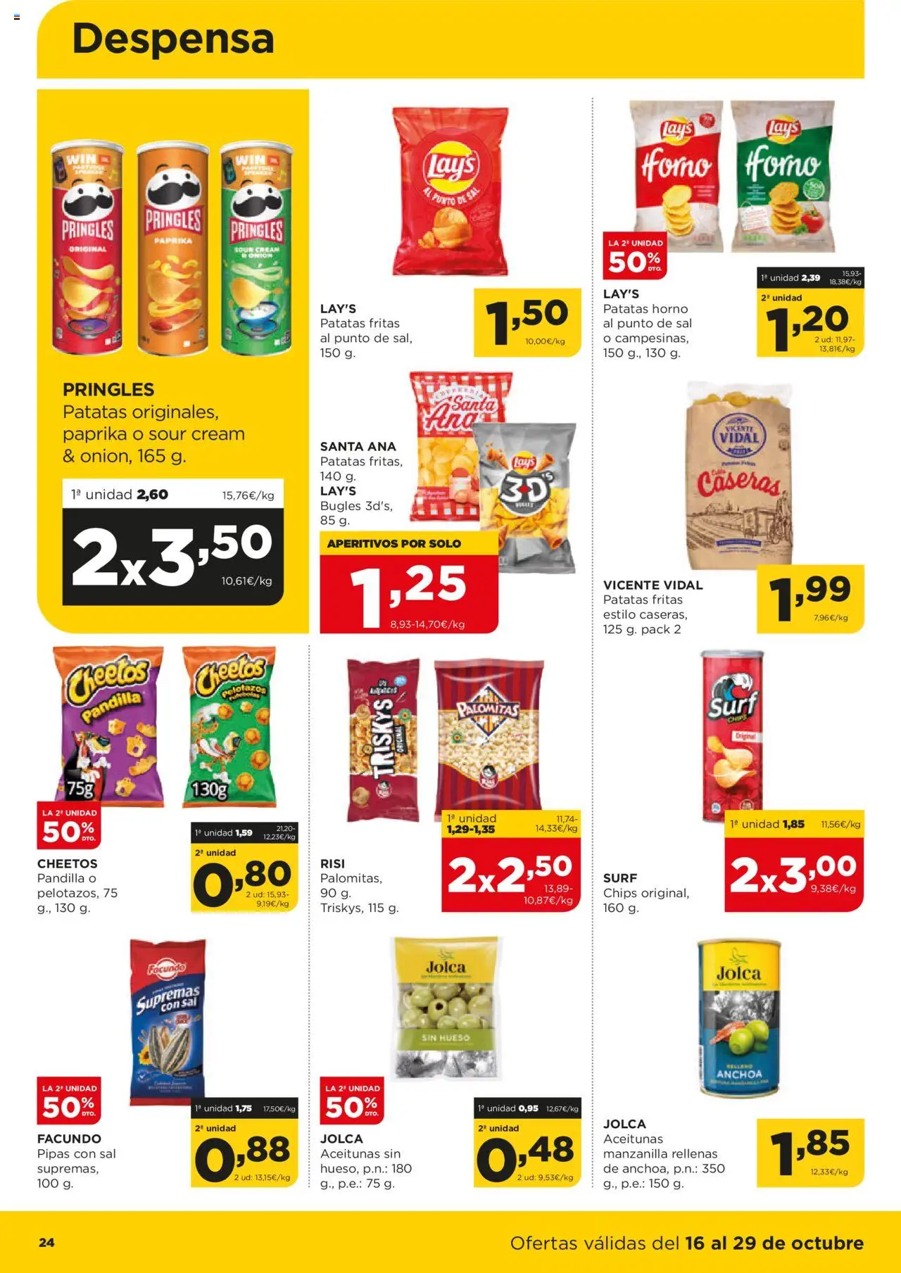 Alimerka folleto Asturias │ válido desde el 16.10.2025 | Página: 24 | Productos: Horno, Anchoa