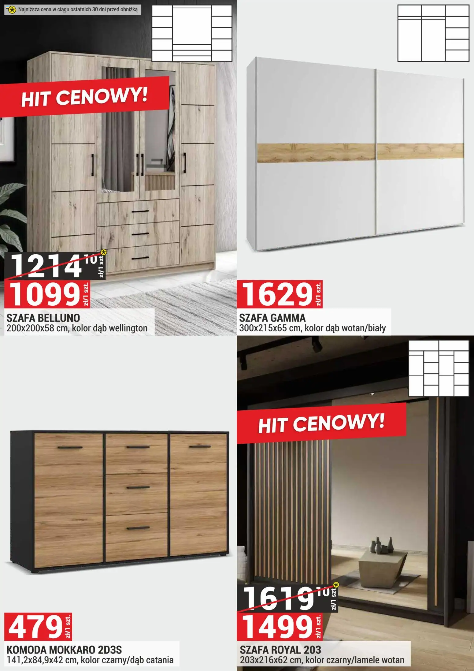 Merkury Market Gazetka - Meble, Wypoczynki, Materace od 01.12.2025 | Strona: 37 | Produkty: Szafa, Komoda