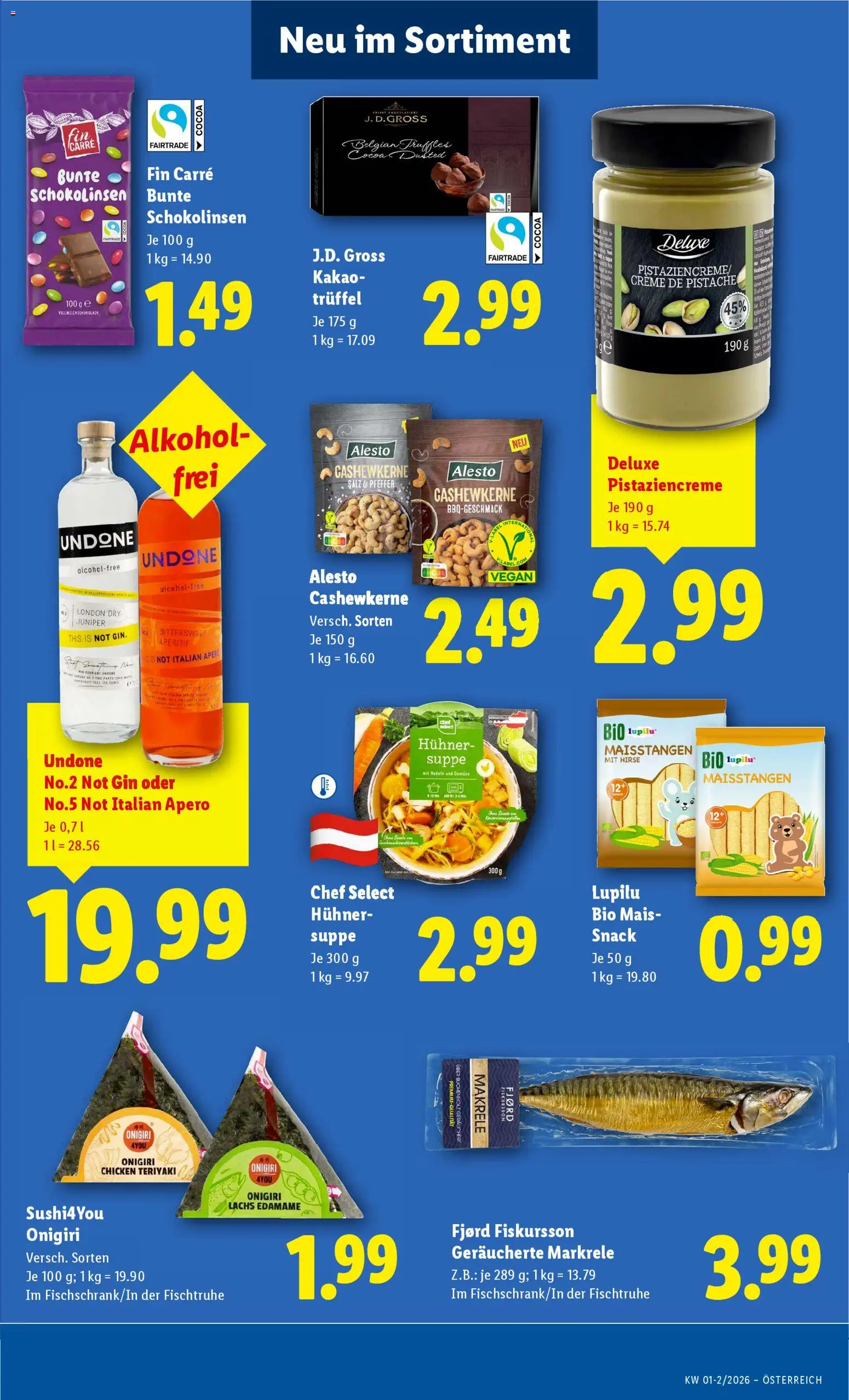 Lidl Flugblatt gültig ab 22.01.2026 | Seite: 48 | Produkte: Gin, Gemüse, Creme