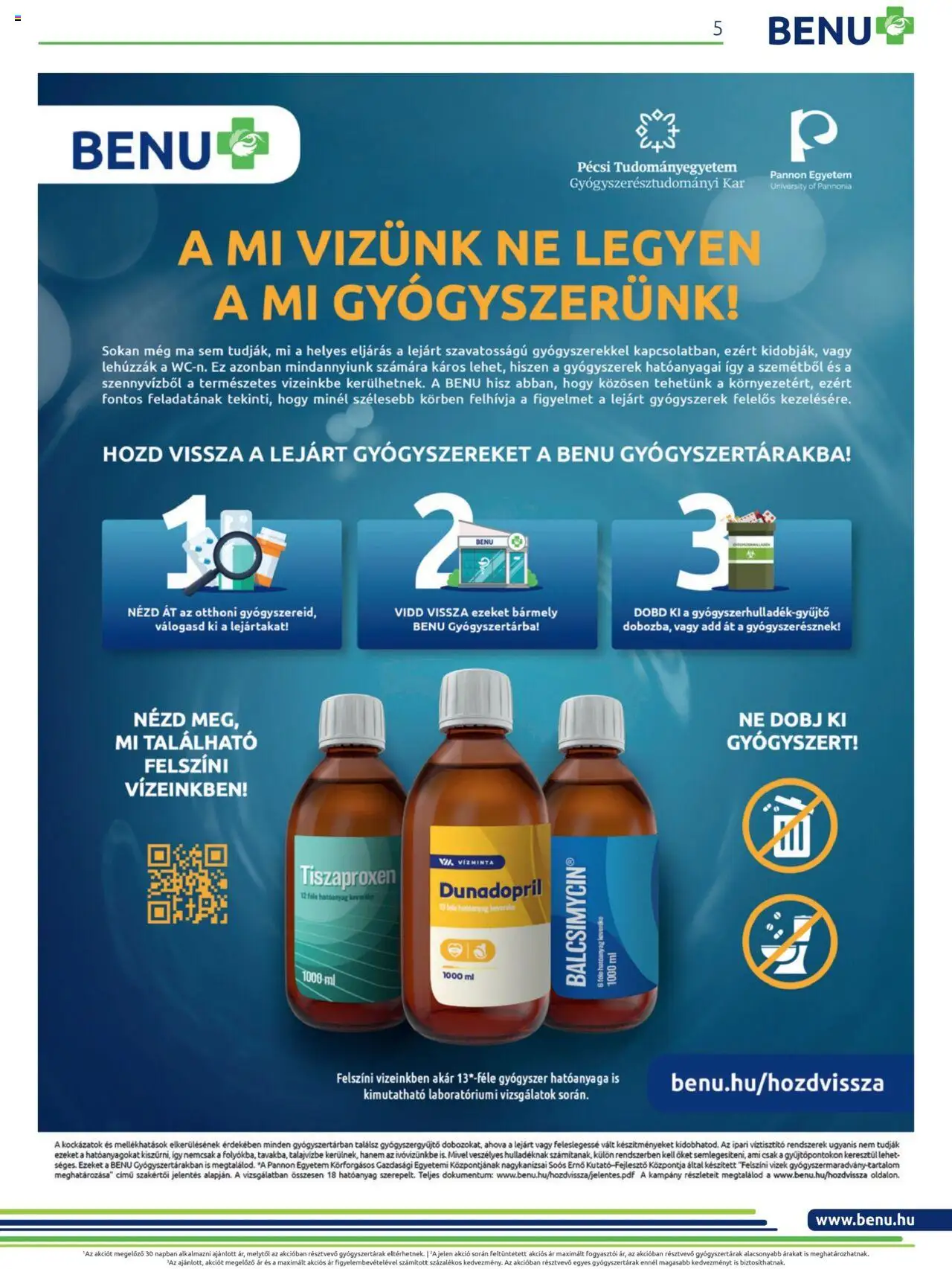 BENU Gyógyszertárak akciós ujság - amely érvényes a következő dátumtól: 01.10.2025 | Oldal: 5 | Termékek: Gyógyszerek