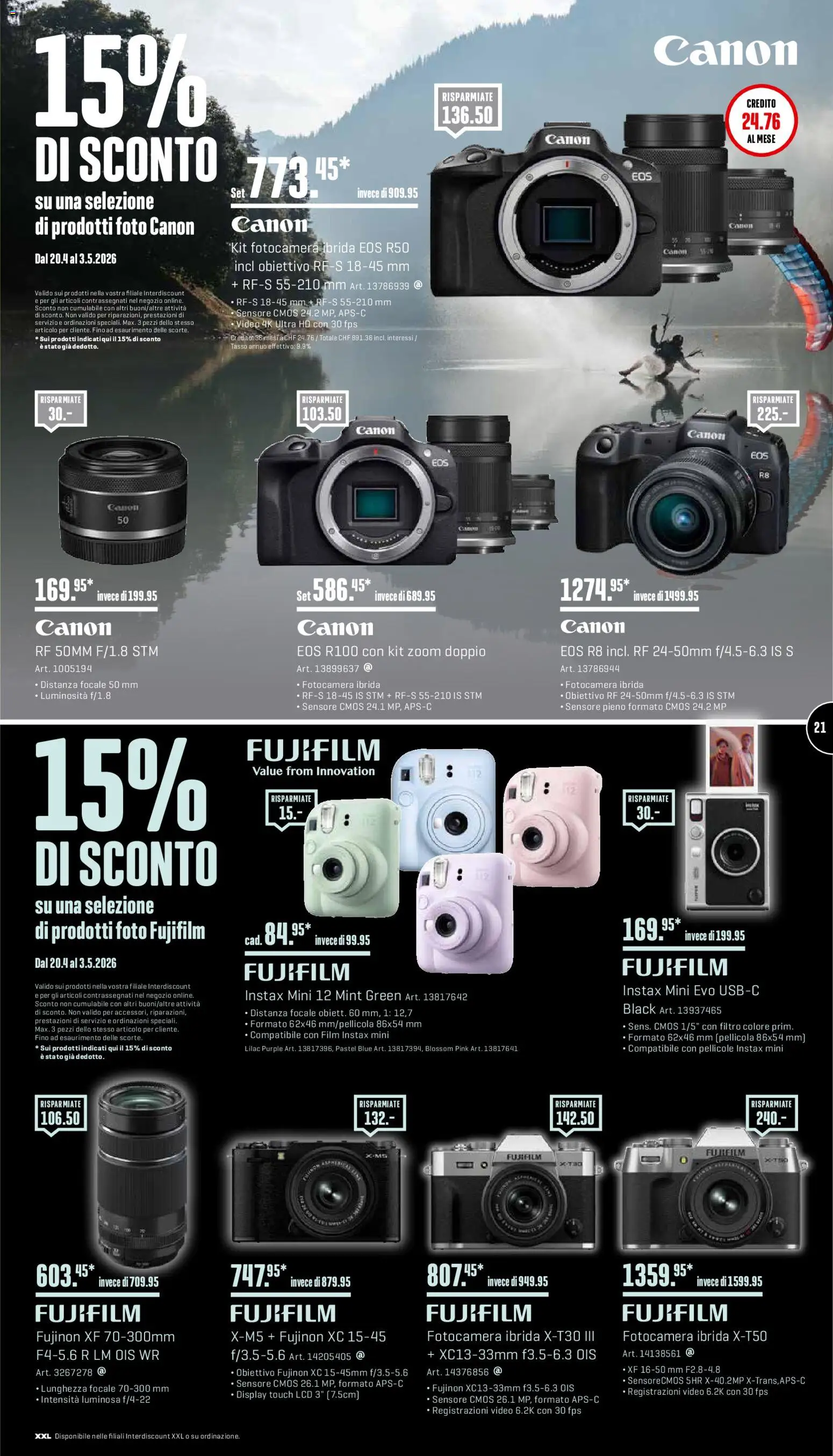 Interdiscount aktionen IT – gültig ab 20.04.2026 | Seite: 21 | Produkte: Video