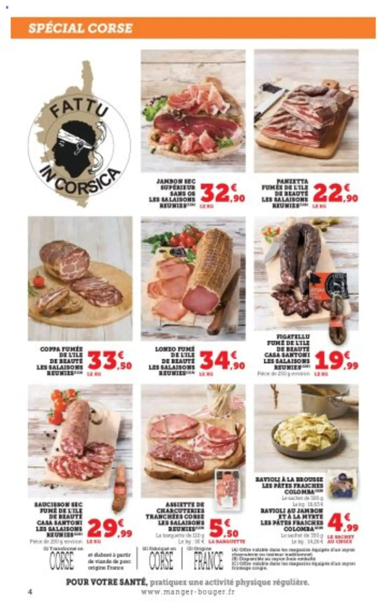  | Page: 4 | Produits: Saucisson, Saucisson sec, Pâtes fraîches, Jambon