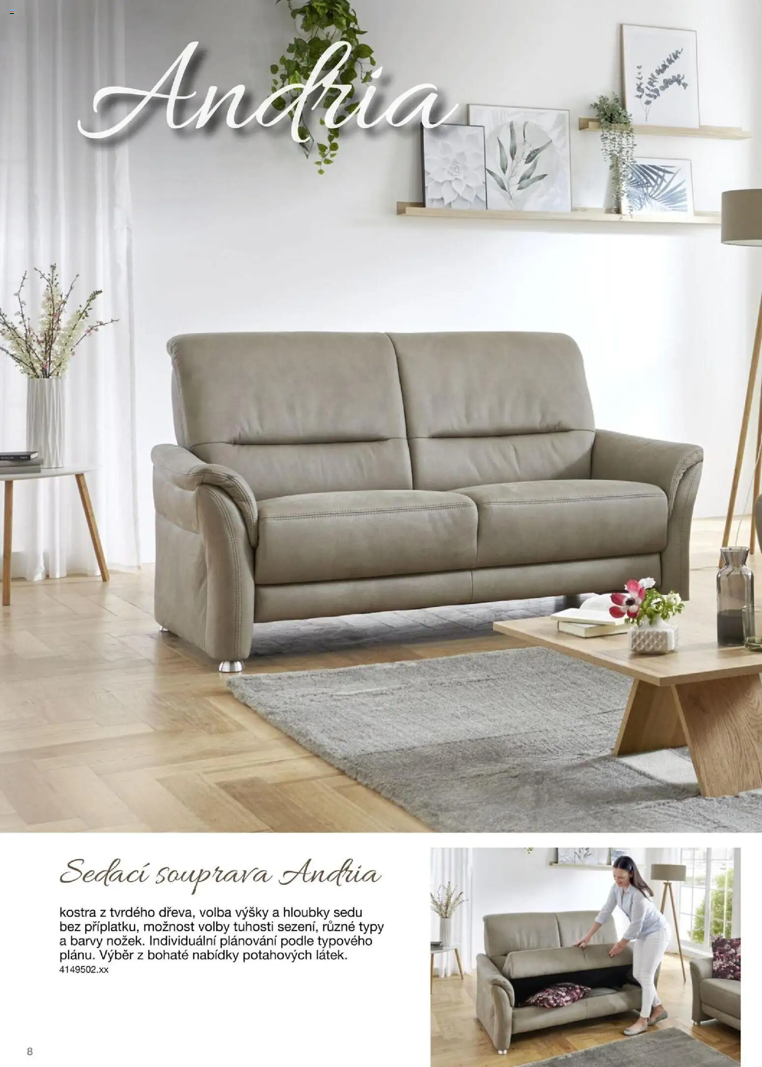 Sconto nábytek katalog - Sedací soupravy od 01.01.2026 | Strana: 8 | Produkty: Sedací souprava, Barvy