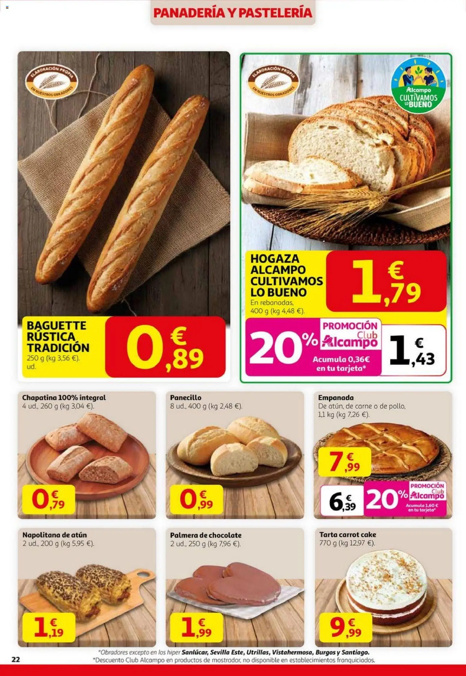 Alcampo - Black Friday │ válido desde el 06.11.2025 | Página: 22 | Productos: Chocolate, Panadería