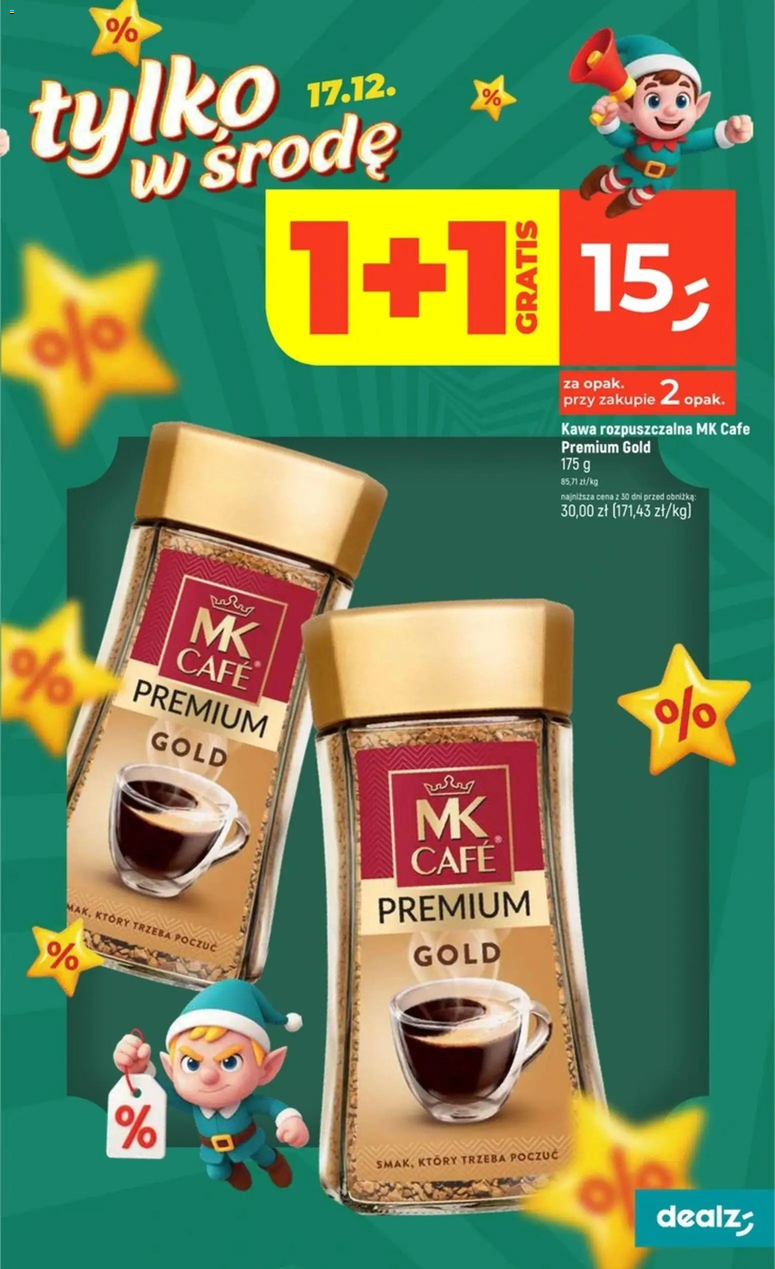 Dealz Gazetka - Kalendarz adwentowy od 08.12.2025 | Strona: 13 | Produkty: Kawa rozpuszczalna, Kawa