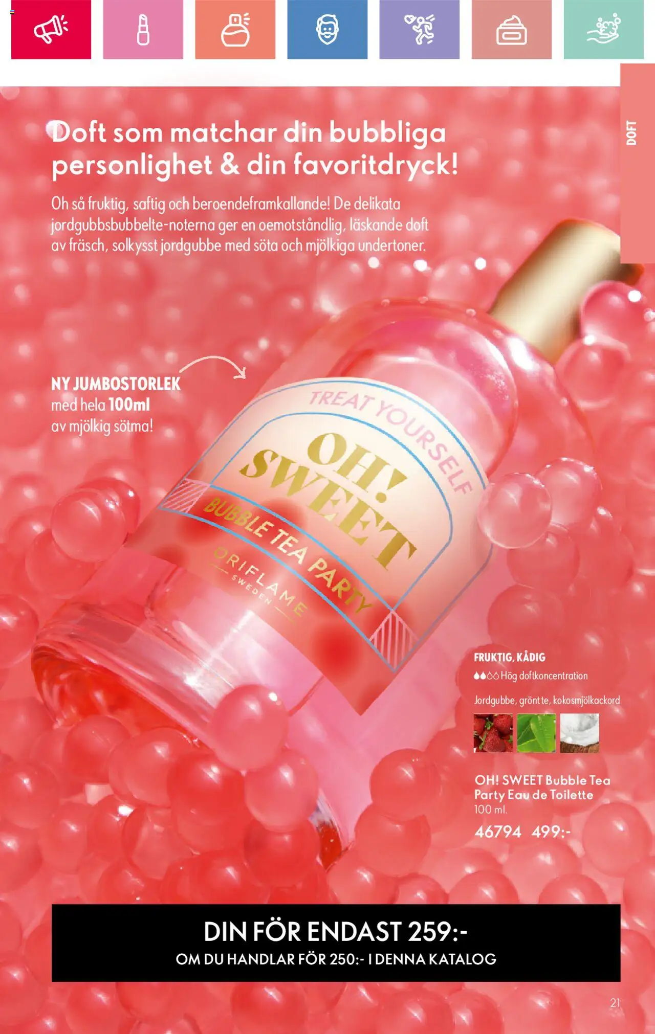 Oriflame reklamblad aktuell från 01.06.2025 | Sida: 21 | Produkter: Doft, Eau de toilette