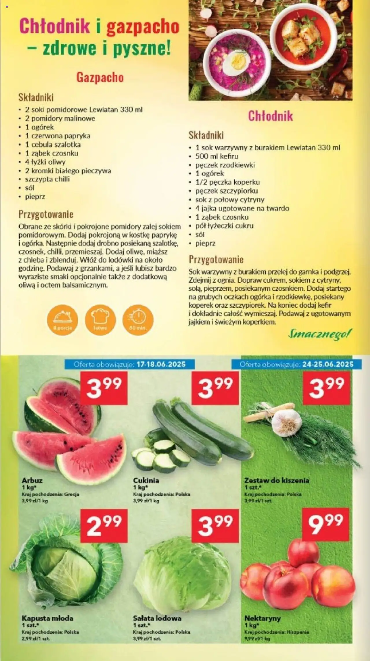Lewiatan gazetka - Legnica od 17.06.2025 | Strona: 6 | Produkty: Arbuz, Pomidory malinowe, Sok, Sok warzywny