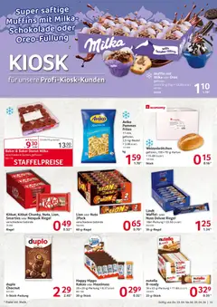 Selgros Prospekt 	 ab 23.04.2026 gültig | Seite: 15 | Produkte: Milka schokolade, Smarties, Nutella, Lindt