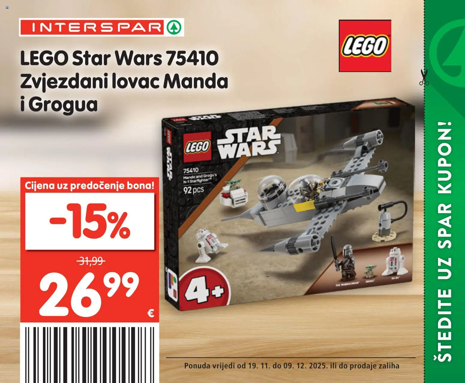 Interspar katalog | vrijedi od 19.11.2025 | Stranica: 68 | Proizvodi: Lego