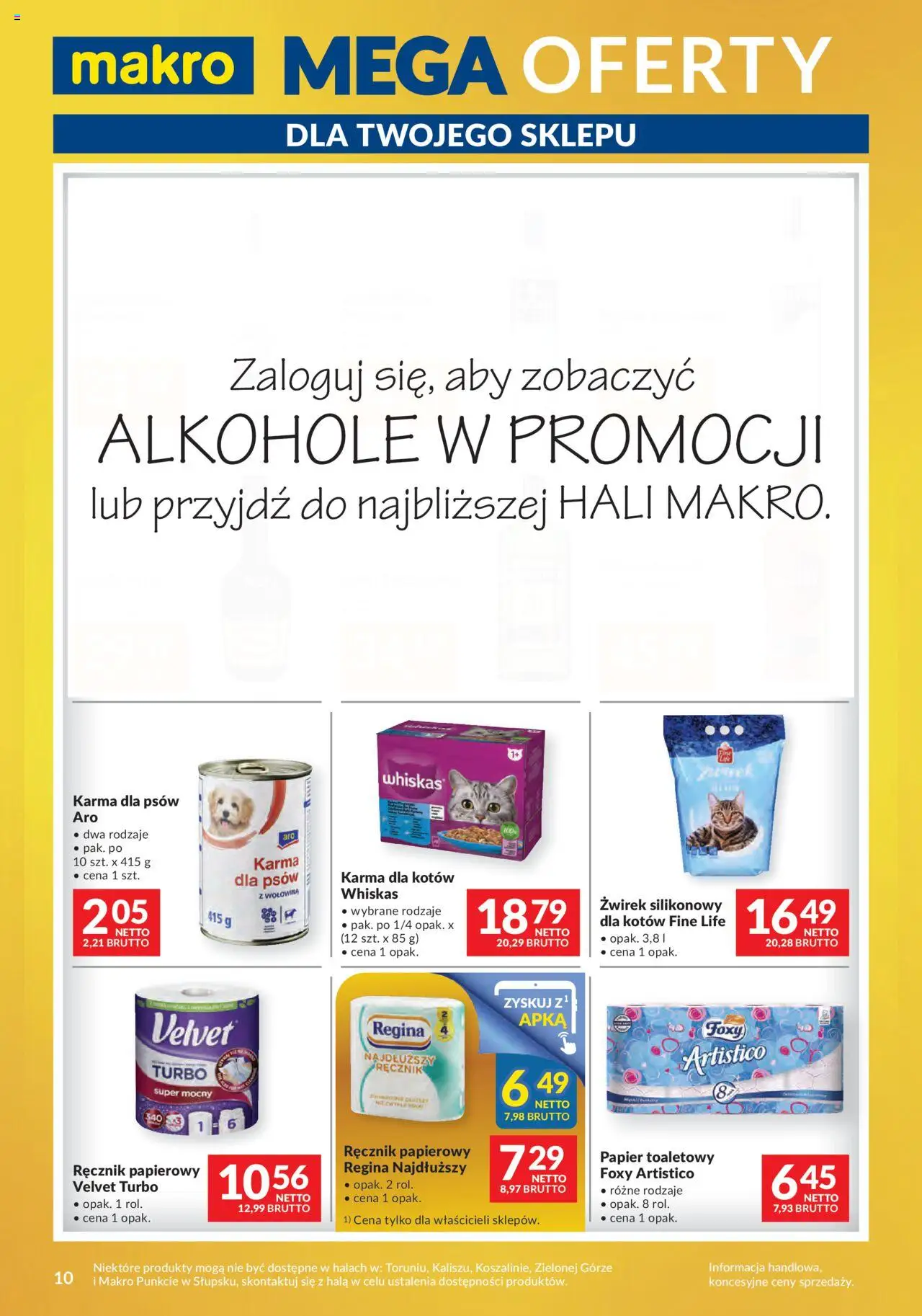 Makro Gazetka - Mega oferty dla Twojego Sklepu od 05.08.2025 | Strona: 10 | Produkty: Grant's, Wódka, Karma dla psów, Whisky