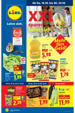 Lidl Aktionen ab 16.10.2025 gültig