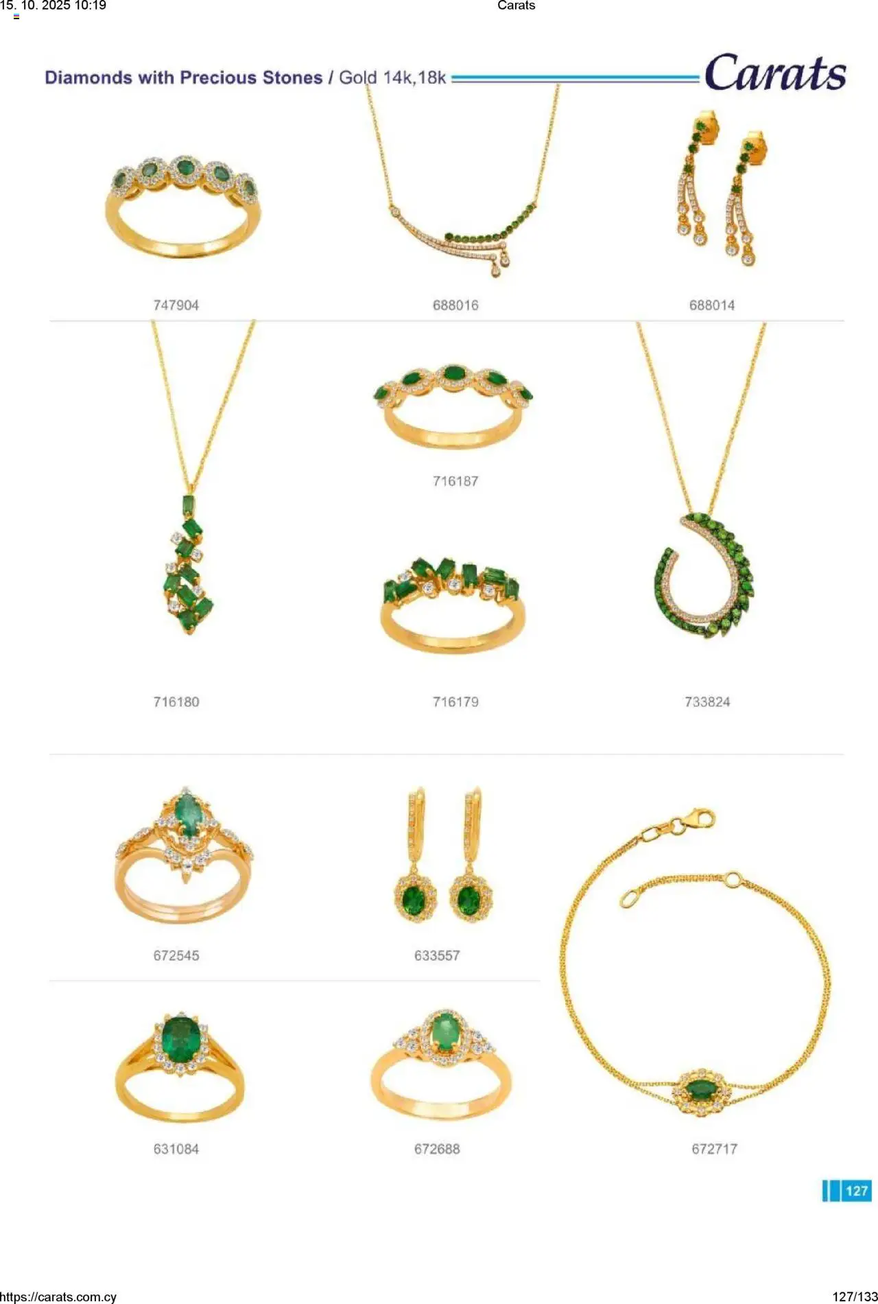Carats Jewellers Κατάλογος – σε ισχύ από 15.10.2025 | Σελίδα: 127