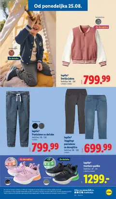 Lidl katalog - važi od 21.08.2025 | Strana: 27 | Proizvode: Jakna, Pantalone, Patike