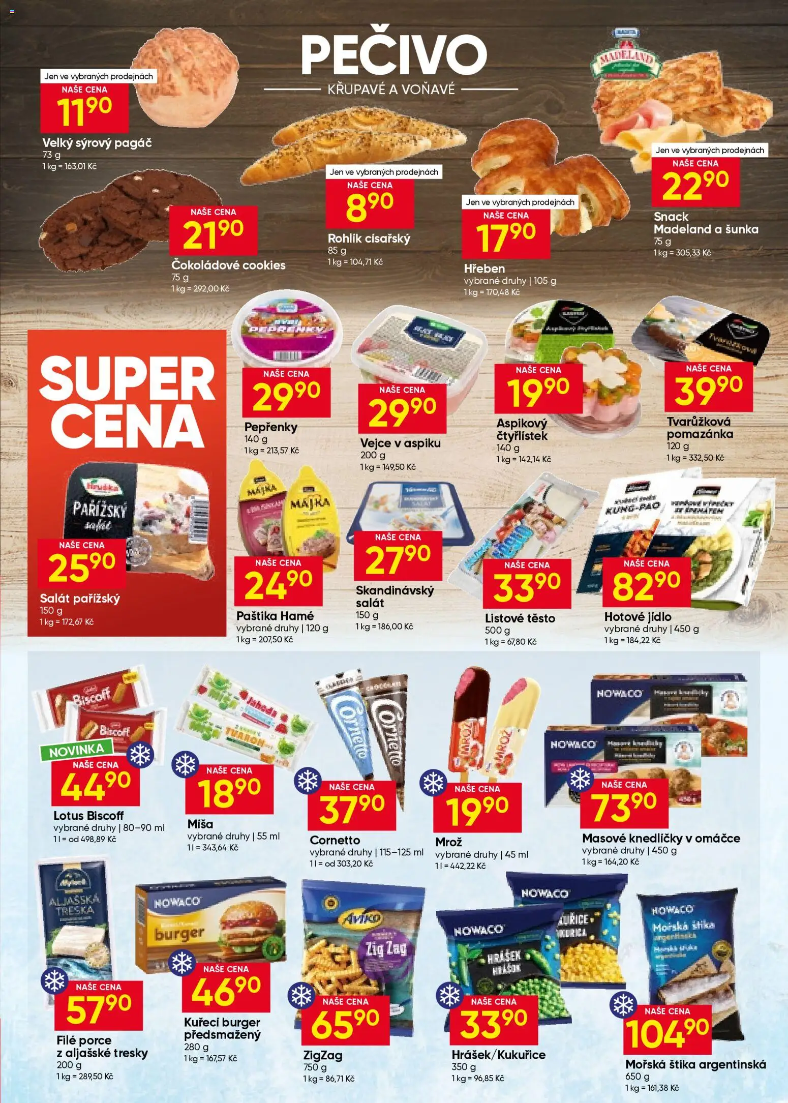 Hruška leták od 29.04.2026 | Strana: 3 | Produkty: Listové těsto, Lotus Biscoff, Vejce v aspiku, Hřeben