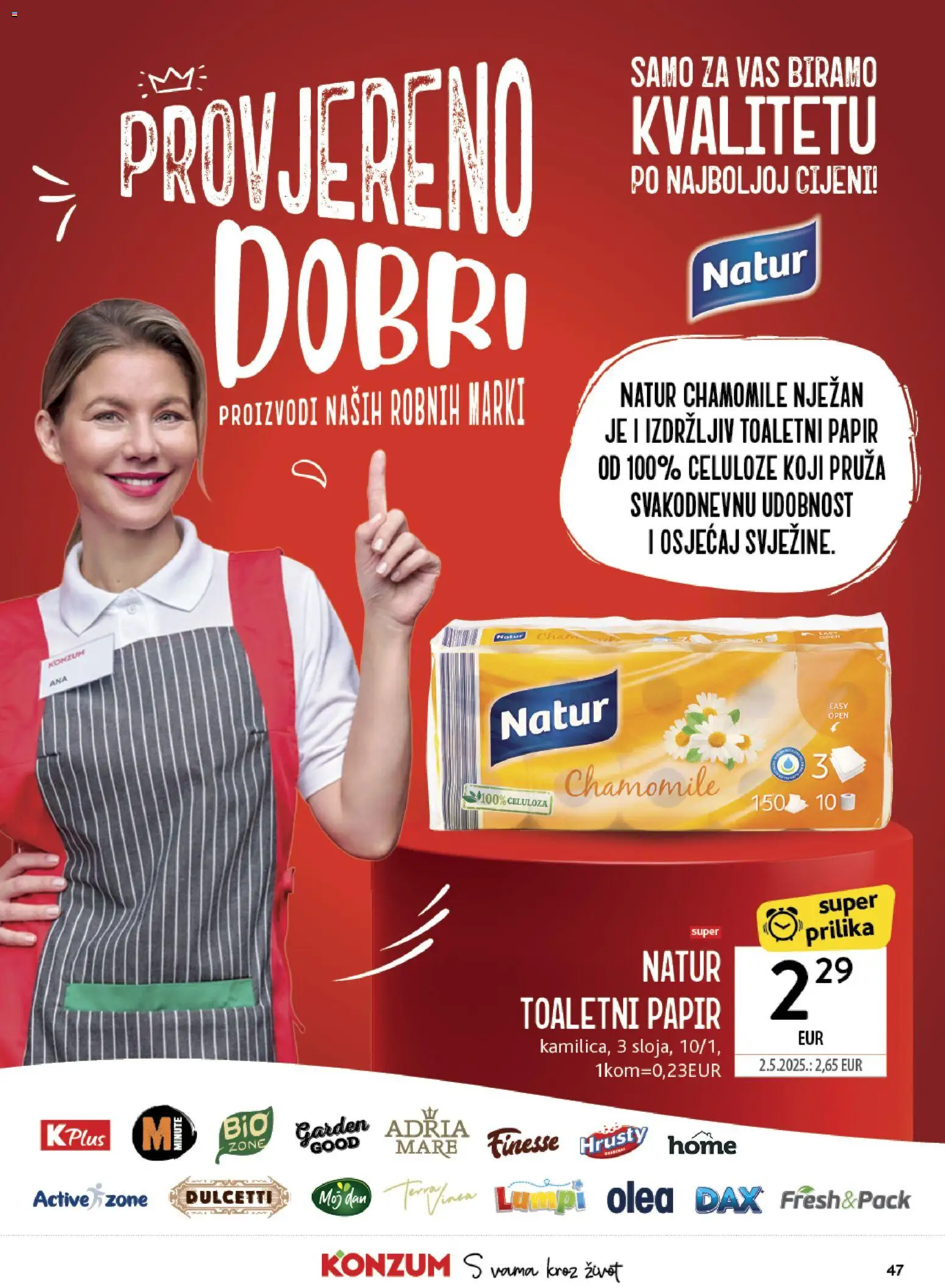 Konzum katalog | vrijedi od 15.04.2026 | Stranica: 47 | Proizvodi: Toaletni papir